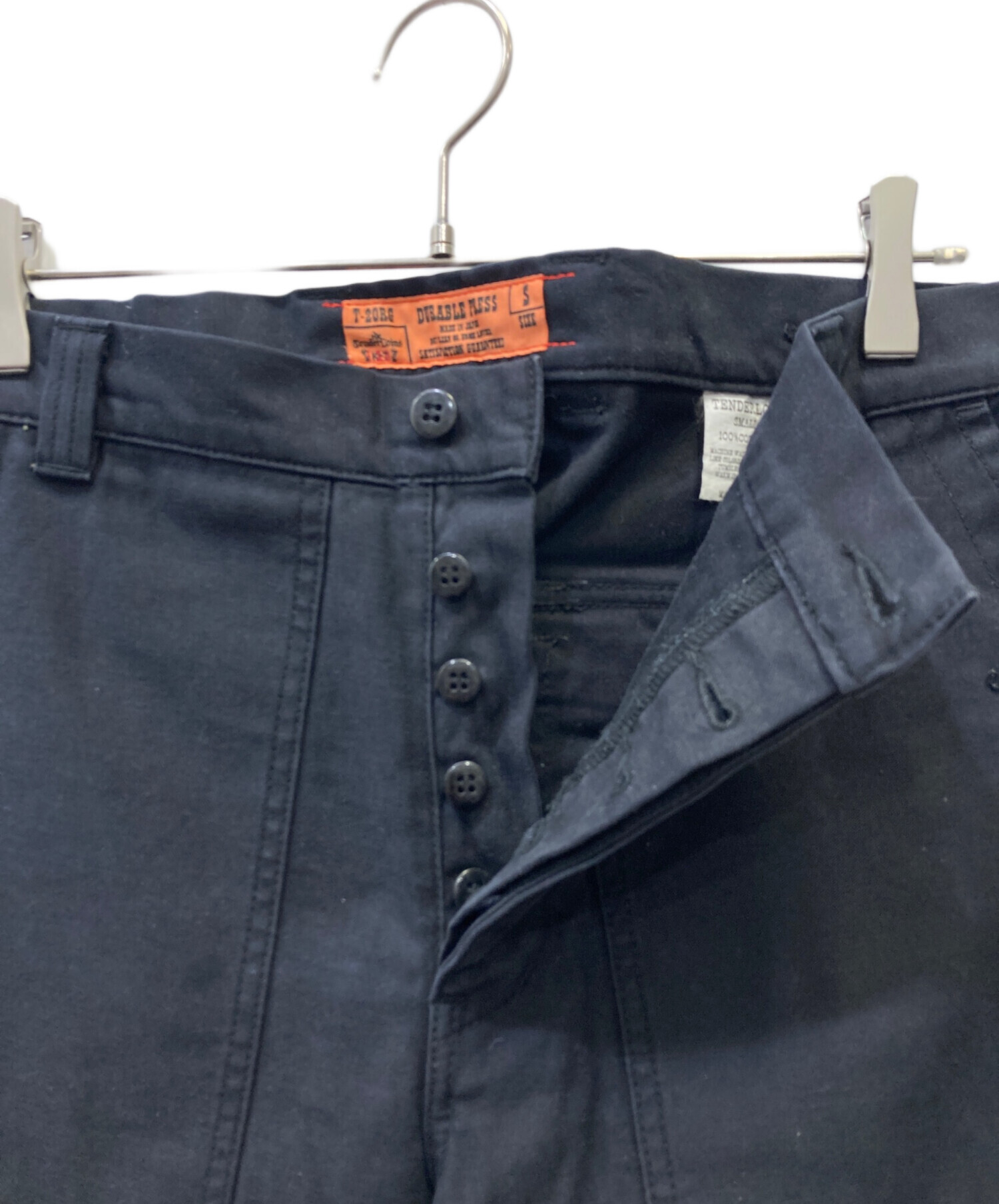 中古・古着通販】TENDERLOIN (テンダーロイン) ワークパンツ ブラック