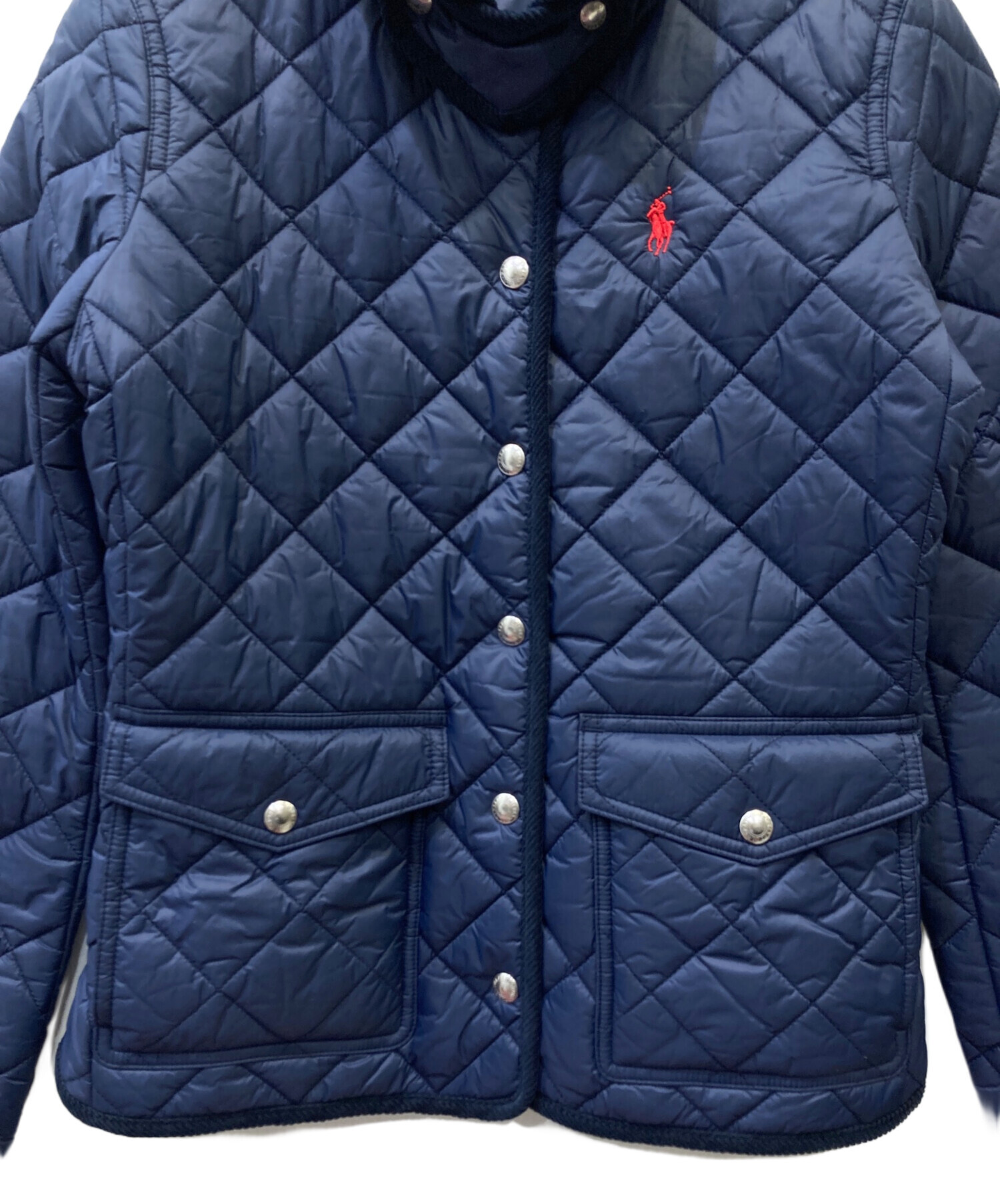 ラルフローレン オイルドジャケット キルティングライナー付き ネイビー 140 中古・古着通販】POLO RALPH LAUREN (ポロ・ラルフローレン