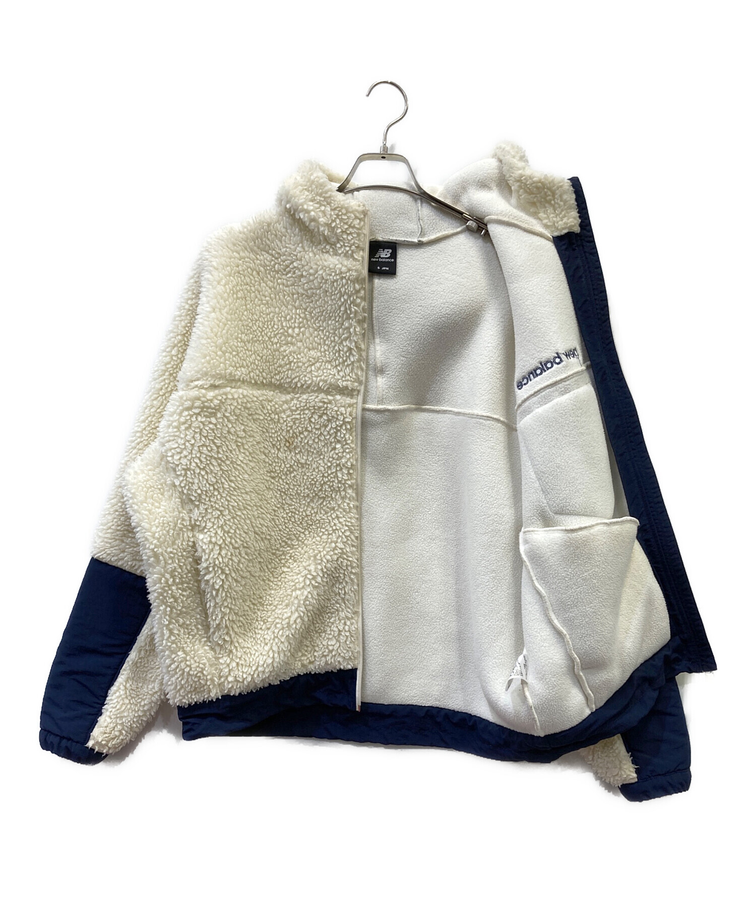 BONNIEUX ボニュー　古着再構築ジャケット 中古・古着通販】NEW BALANCE (ニューバランス) ボアジャケット