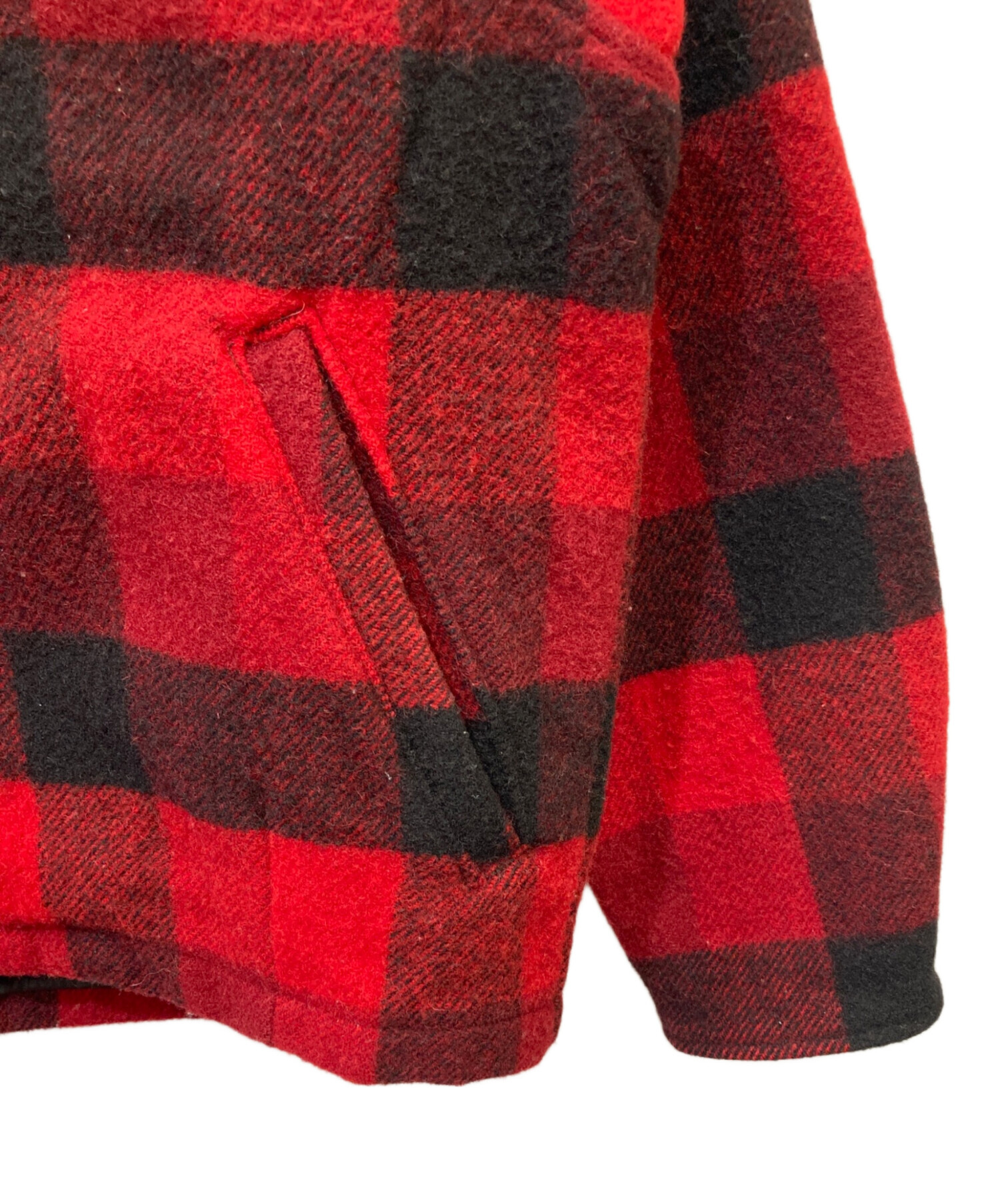 中古・古着通販】WOOLRICH (ウールリッチ) ジップジャケット レッド