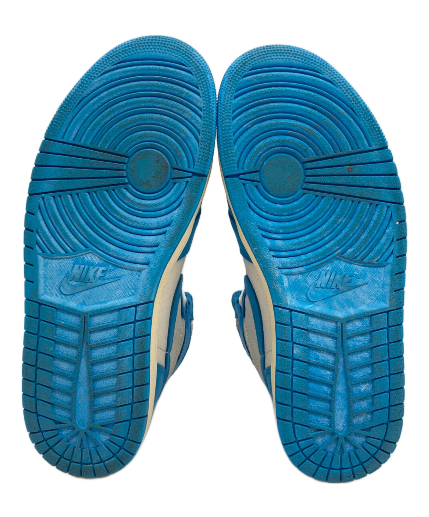 中古・古着通販】NIKE (ナイキ) ハイカットスニーカー ホワイト×ブルー