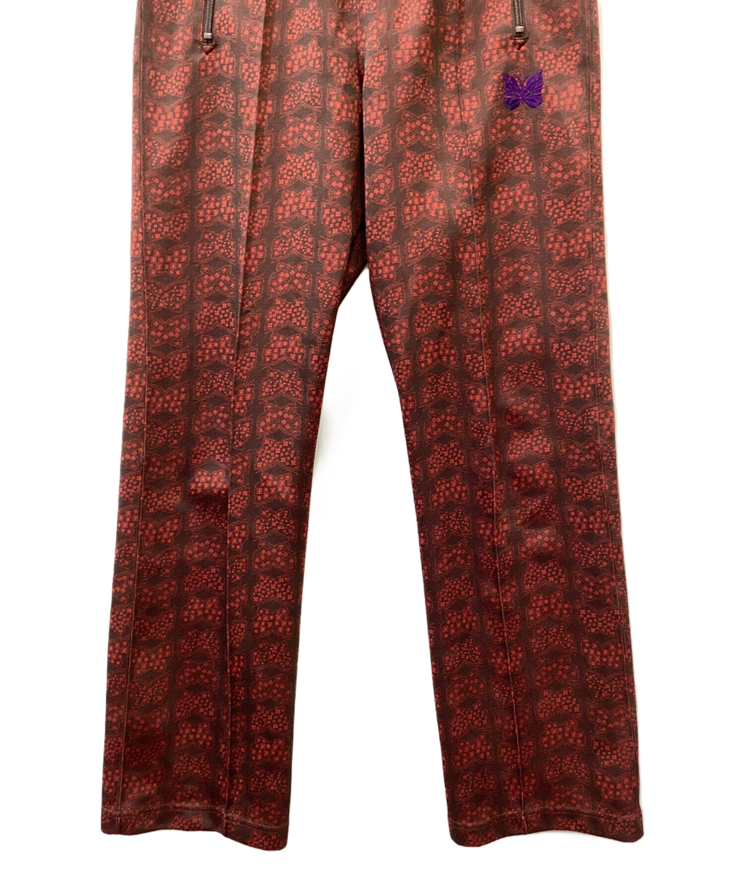 中古・古着通販】Needles (ニードルズ) トラックパンツ レッド サイズ