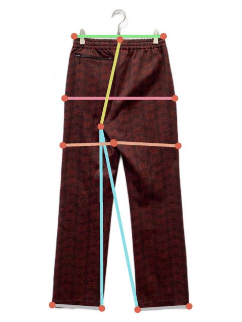 中古・古着通販】Needles (ニードルズ) トラックパンツ レッド サイズ
