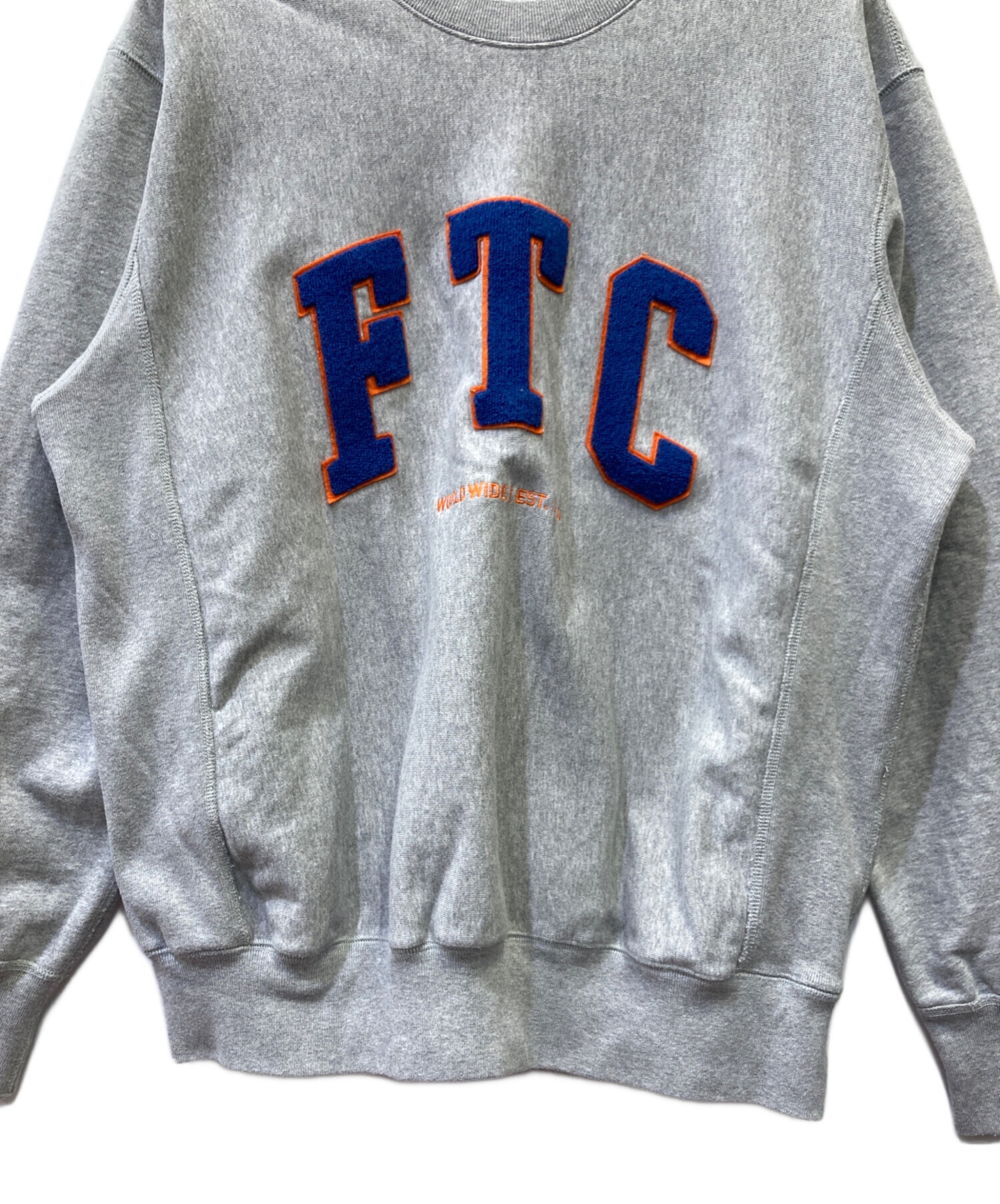 中古・古着通販】FTC (エフティーシー) スウェット ライトグレー