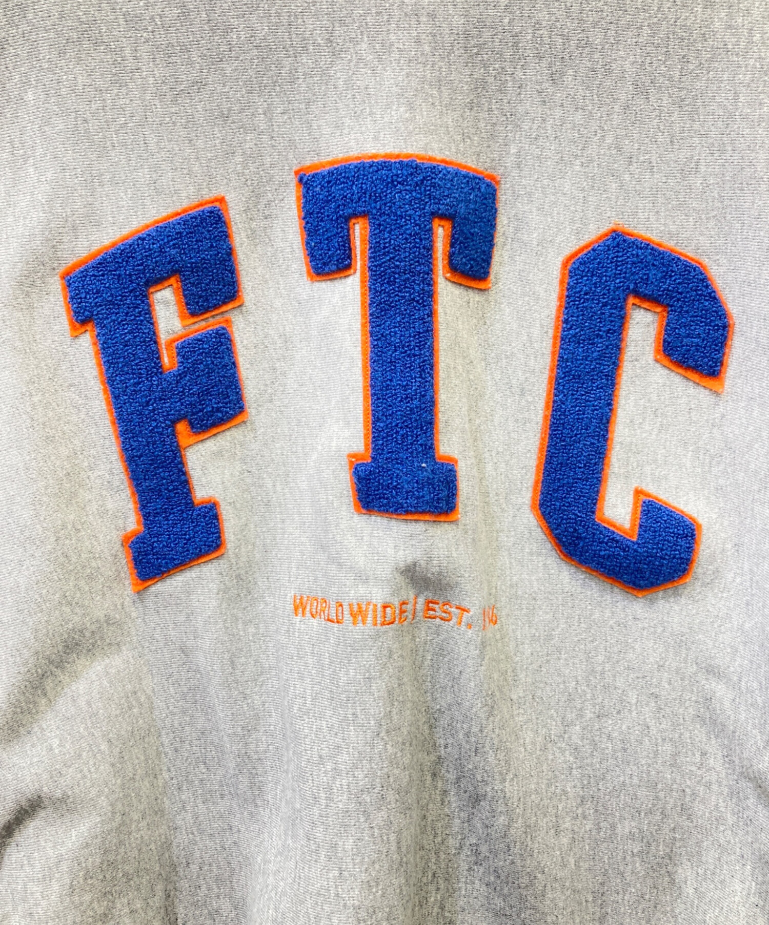 中古・古着通販】FTC (エフティーシー) スウェット ライトグレー