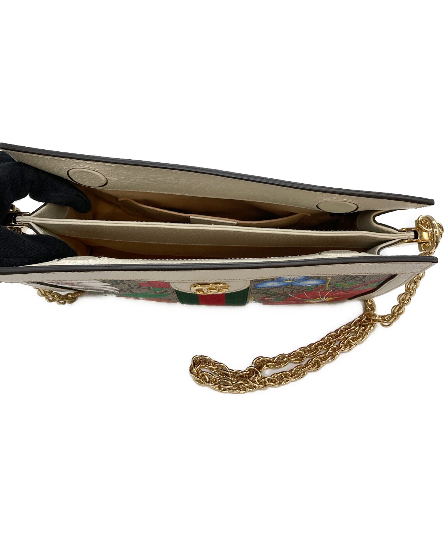 中古・古着通販】GUCCI (グッチ) チェーンショルダーバッグ ライト
