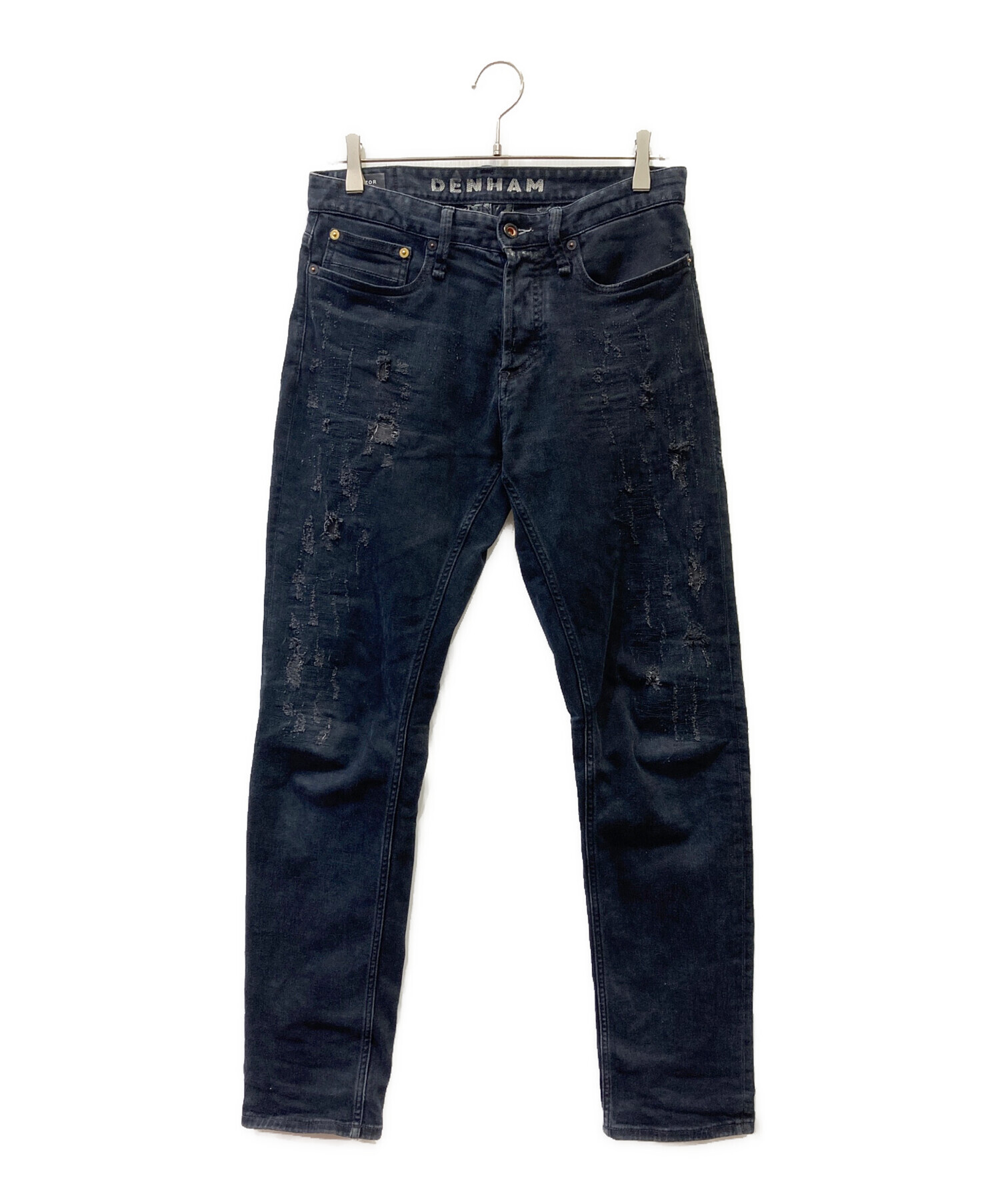 中古・古着通販】Denham (デンハム) パンツ ブラック サイズ:76cm