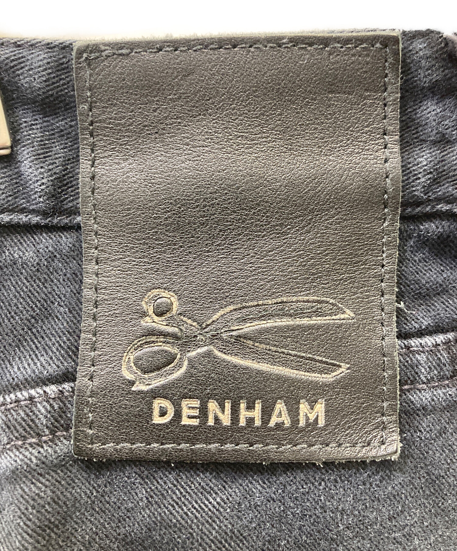 中古・古着通販】Denham (デンハム) パンツ ブラック サイズ:76cm