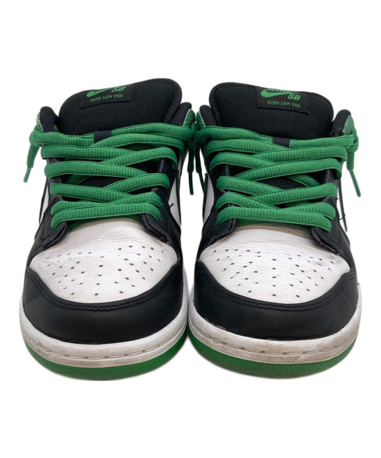 中古・古着通販】NIKE (ナイキ) スニーカー ホワイト×グリーン サイズ 