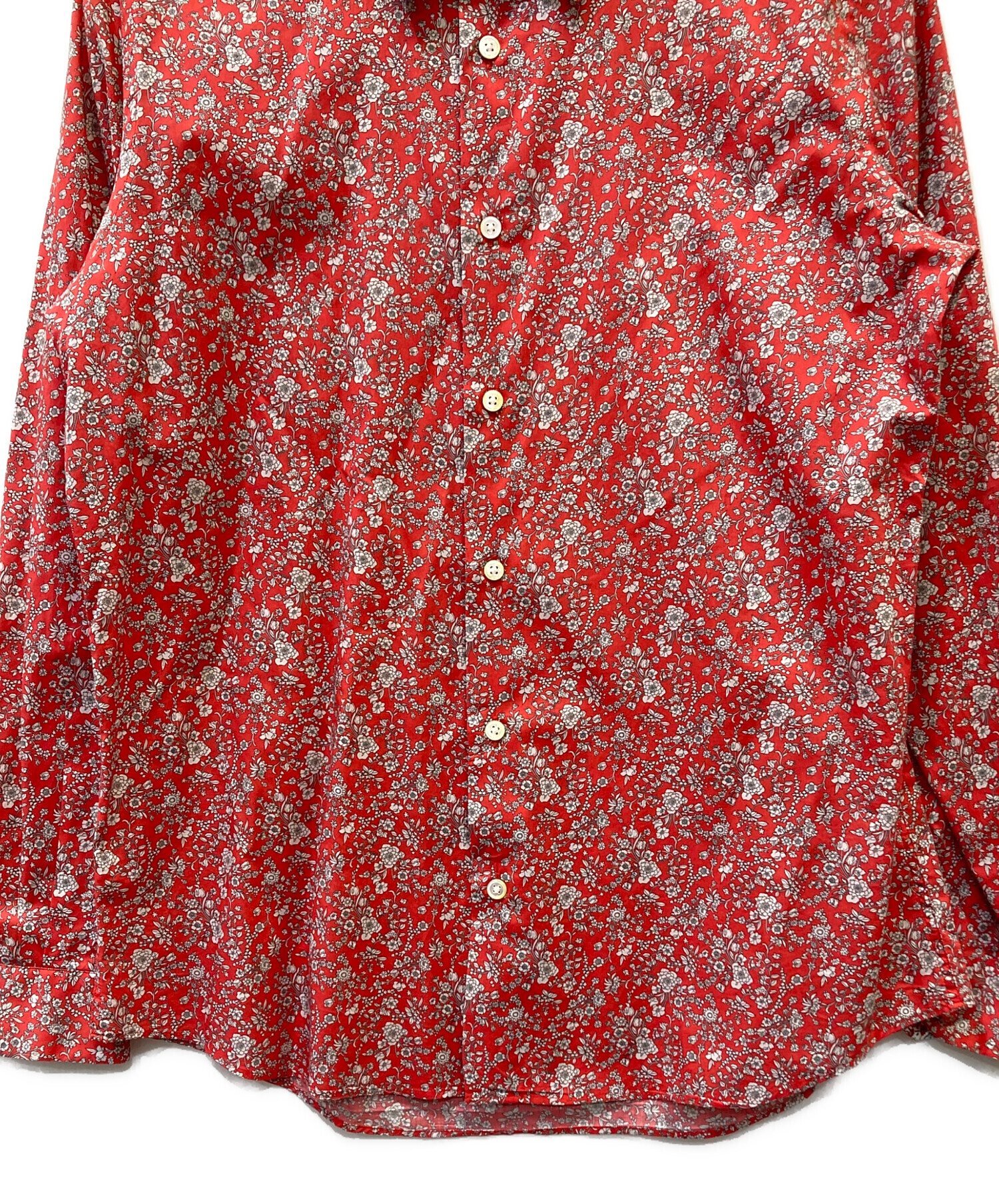 中古・古着通販】PAUL SMITH (ポールスミス) 長袖シャツ レッド サイズ