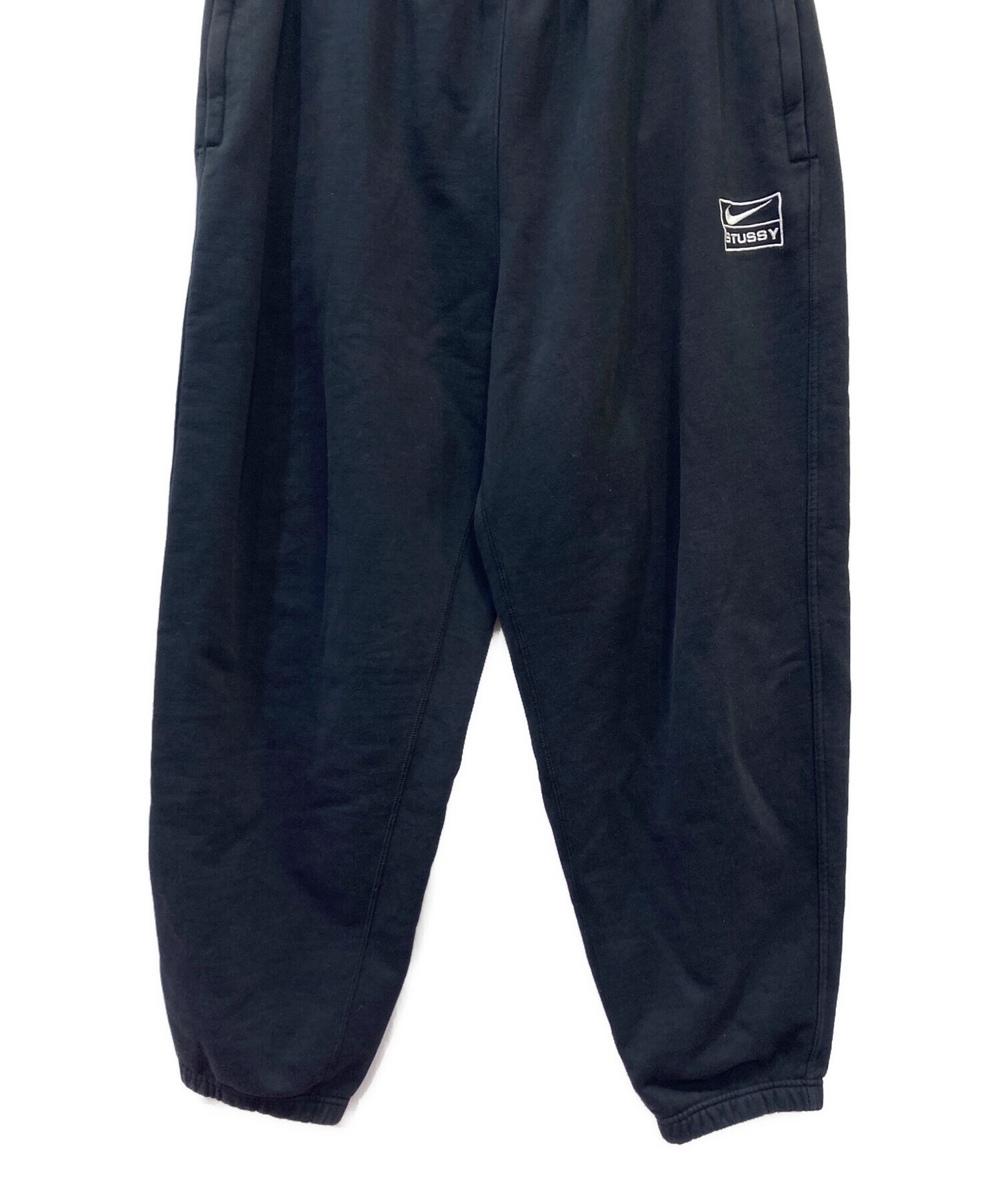 stussy nike スウェットパンツ　ブラック 黒 Stüssy & Nike Stone Washed Fleece Pant – Black | Bottoms | Stüssy