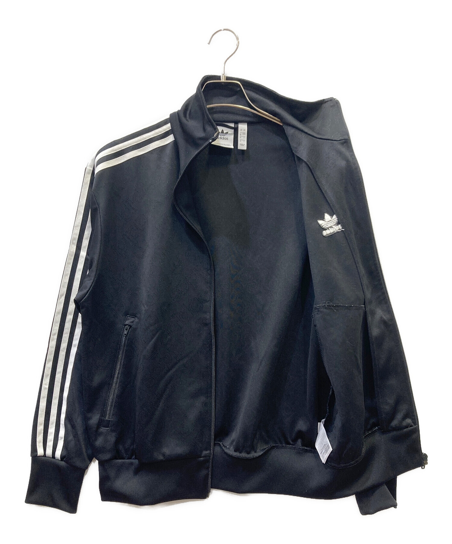   希少4XL トラックジャケット ブラック 古着 中古・古着通販】adidas (アディダス) トラックジャケット ブラック