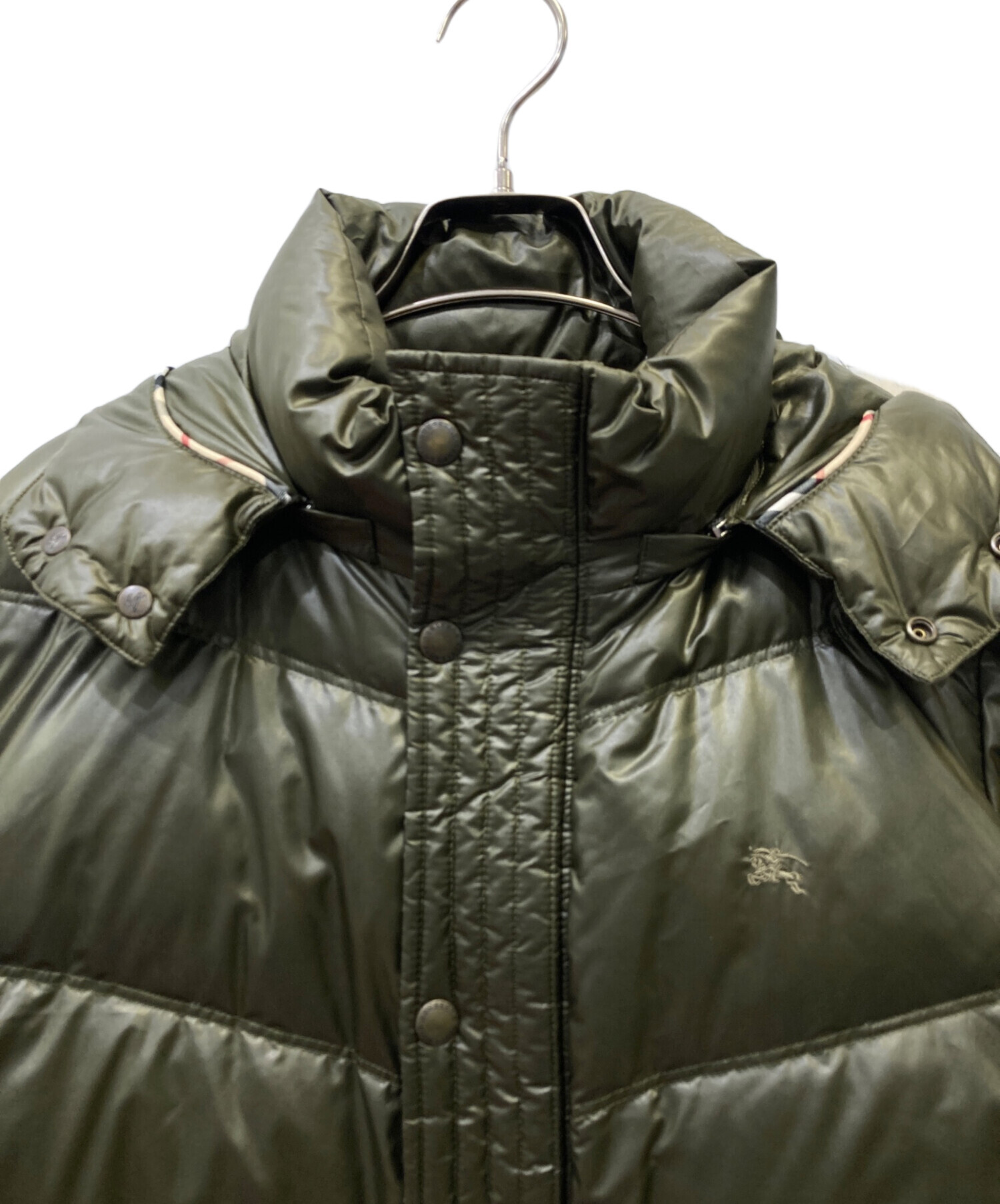 Burberry Blue Label ダウンジャケット カーキ 48277” 中古・古着通販】BURBERRY BLUE LABEL (バーバリー ブルー レーベル