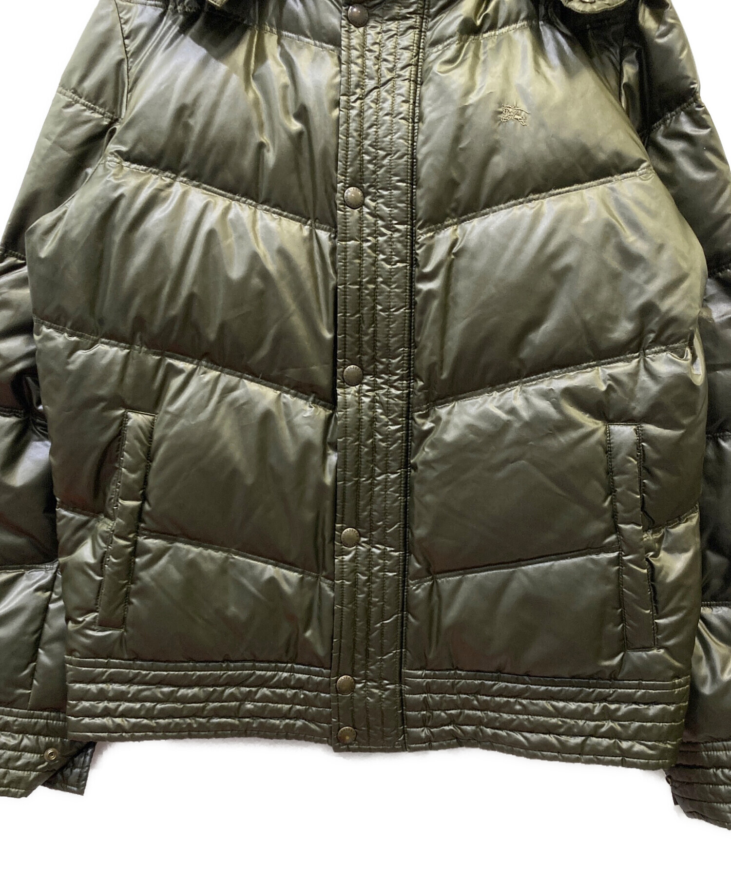 Burberry Blue Label ダウンジャケット カーキ 48277” 中古・古着通販】BURBERRY BLUE LABEL (バーバリー ブルー レーベル