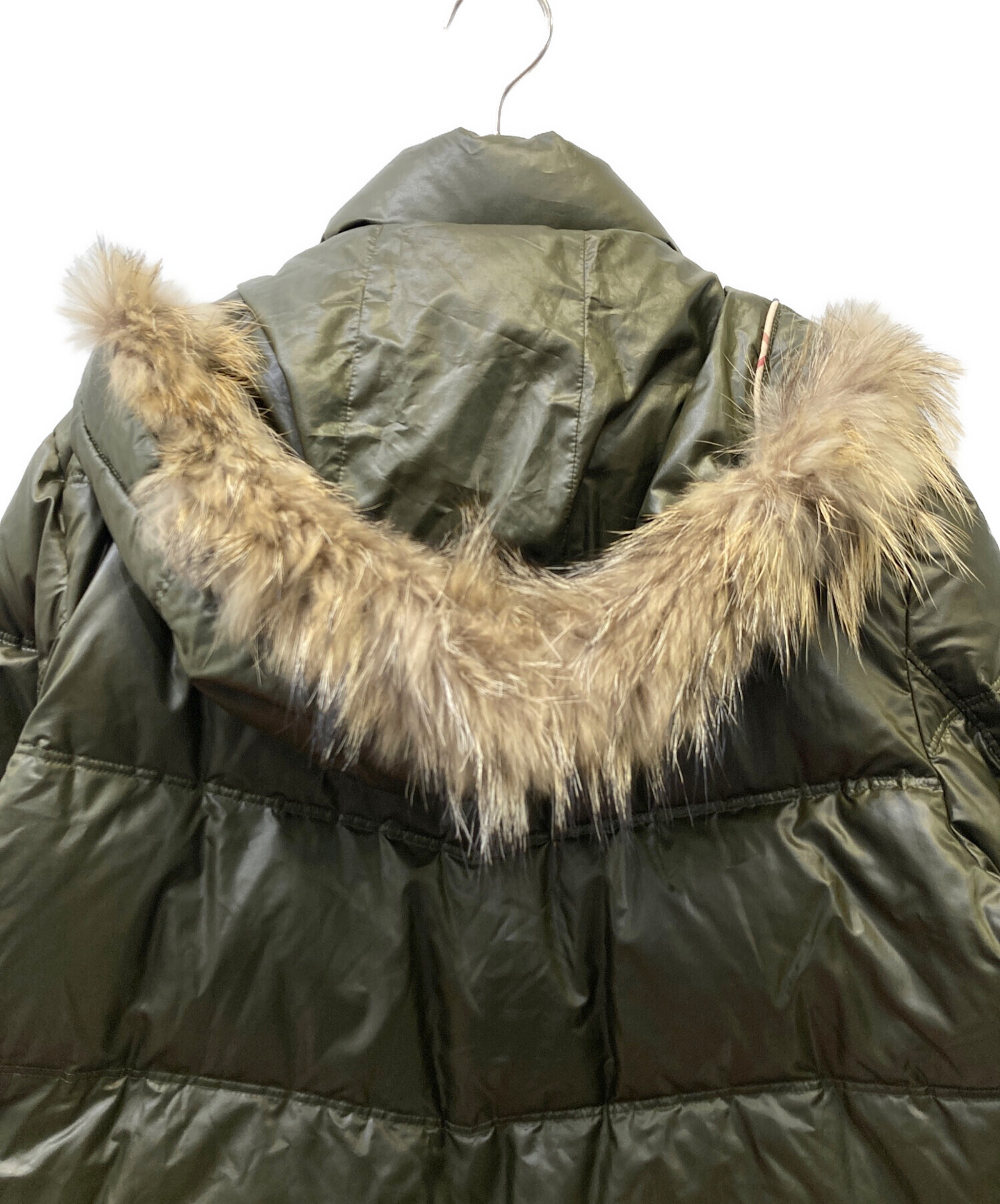 Burberry Blue Label ダウンジャケット カーキ 48277” 中古・古着通販】BURBERRY BLUE LABEL (バーバリー ブルー レーベル