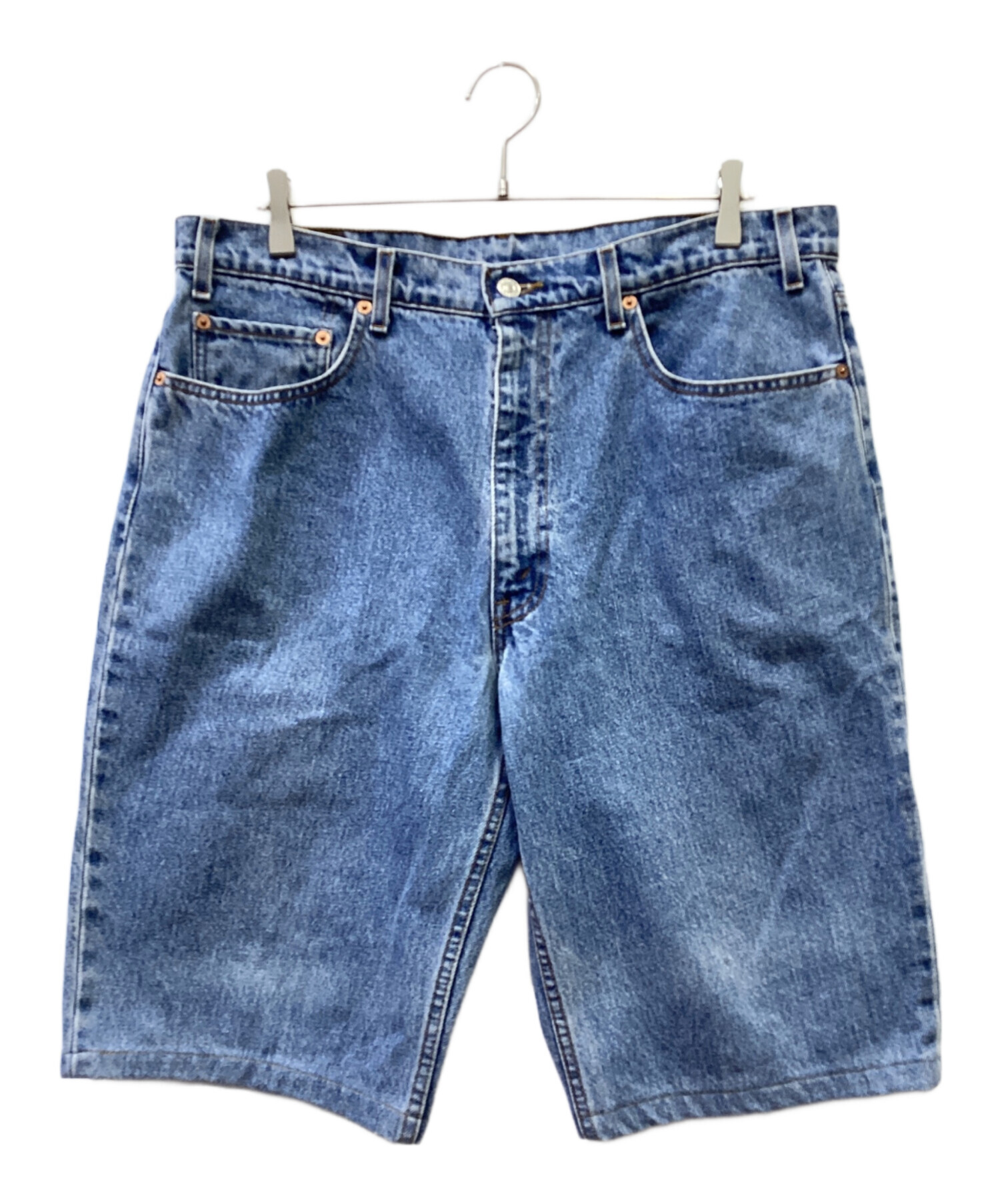 中古・古着通販】LEVI'S (リーバイス) 550デニムハーフパンツ ブルー