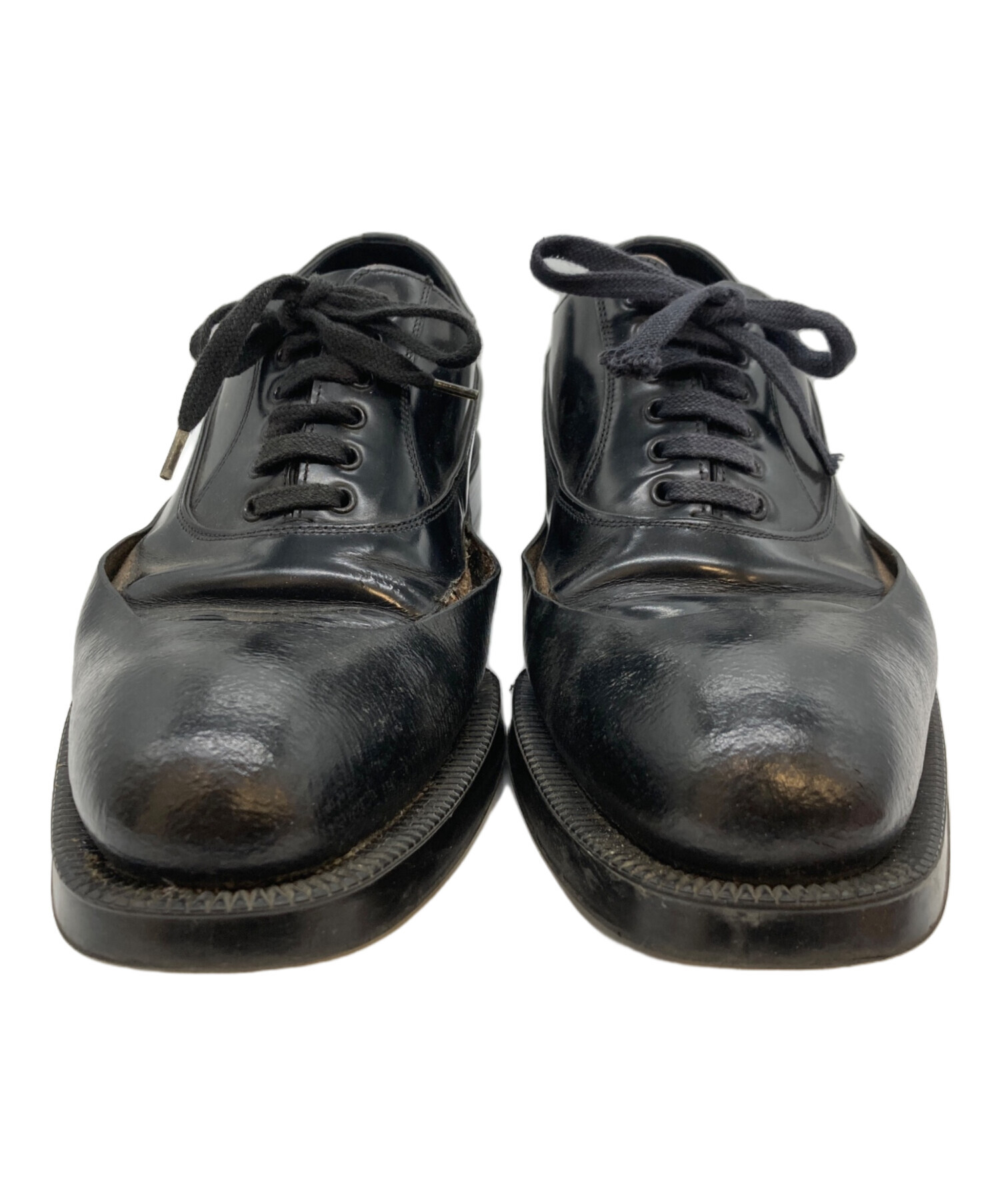 中古・古着通販】PRADA (プラダ) ラバーソールダービーシューズ