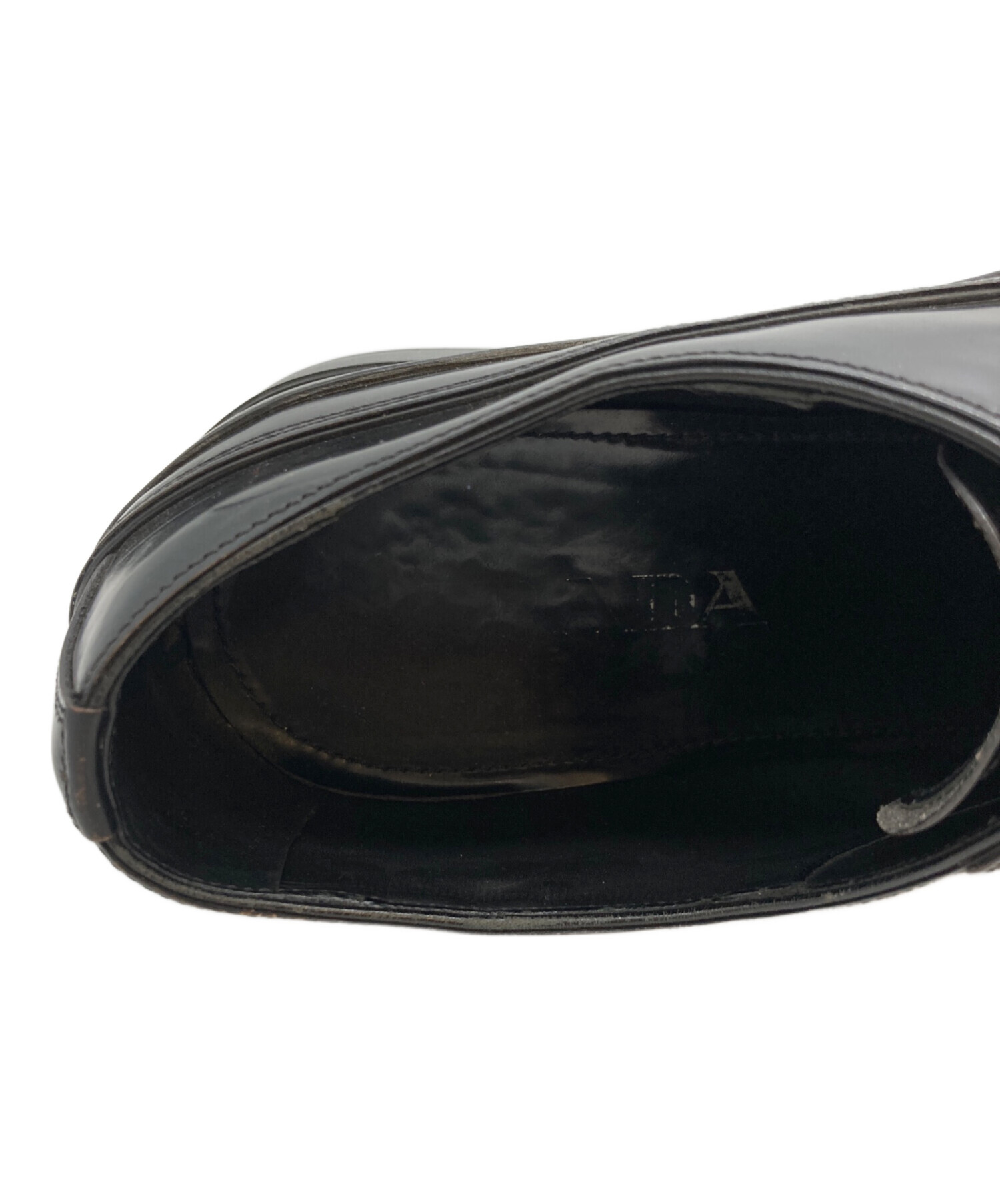 中古・古着通販】PRADA (プラダ) ラバーソールダービーシューズ