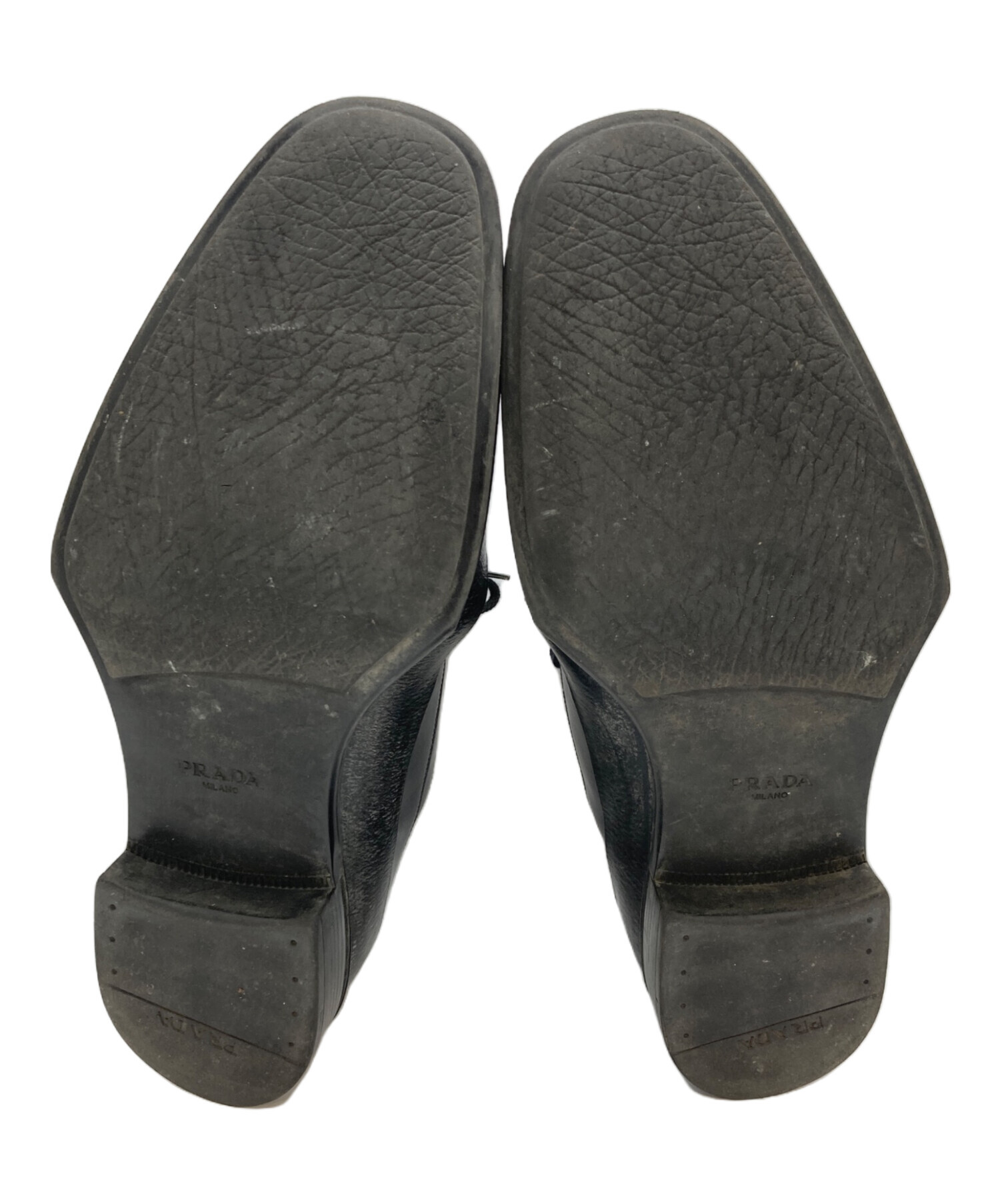 中古・古着通販】PRADA (プラダ) ラバーソールダービーシューズ