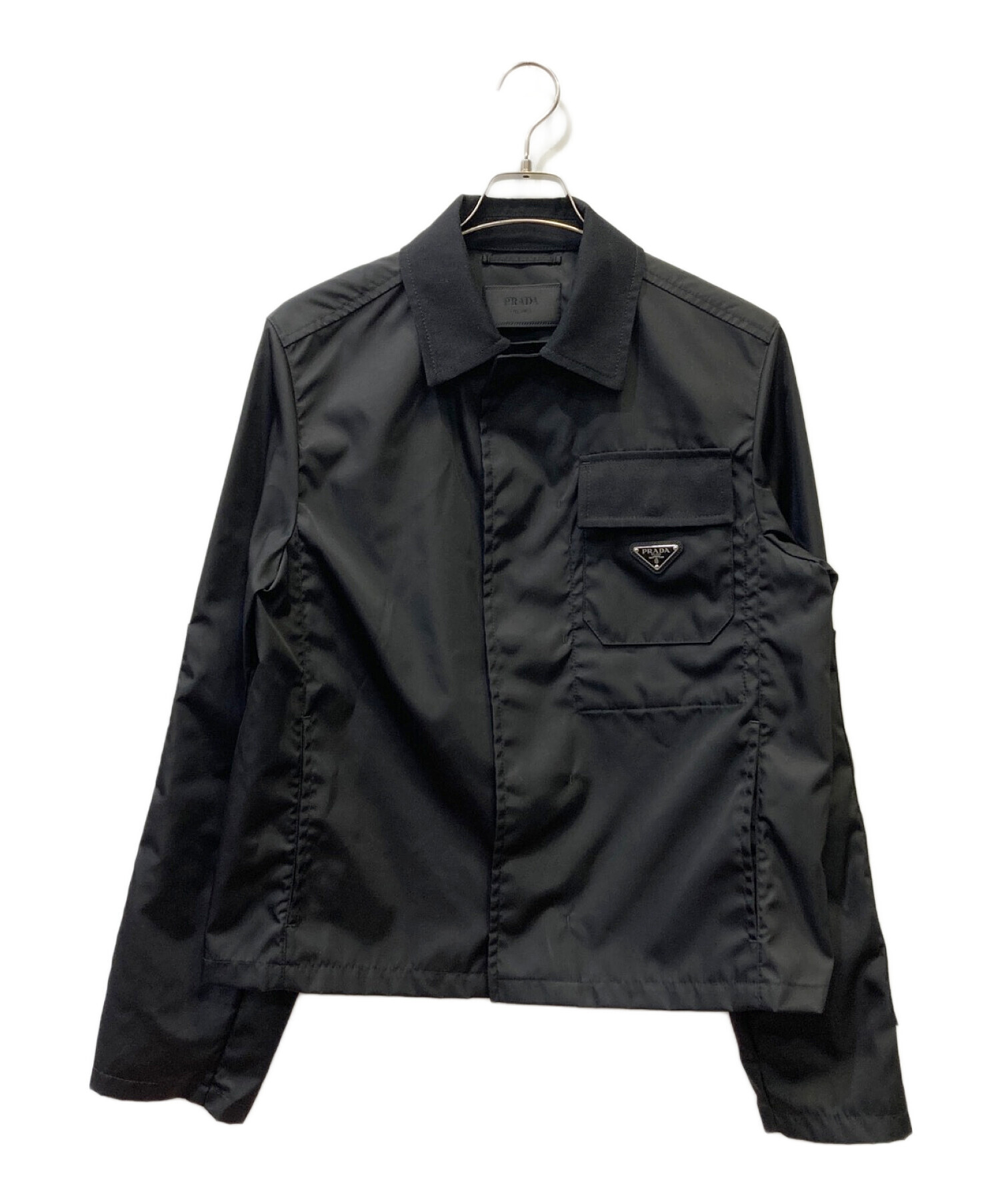 中古・古着通販】PRADA (プラダ) RE-NYLONブルゾン ブラック サイズ:xs