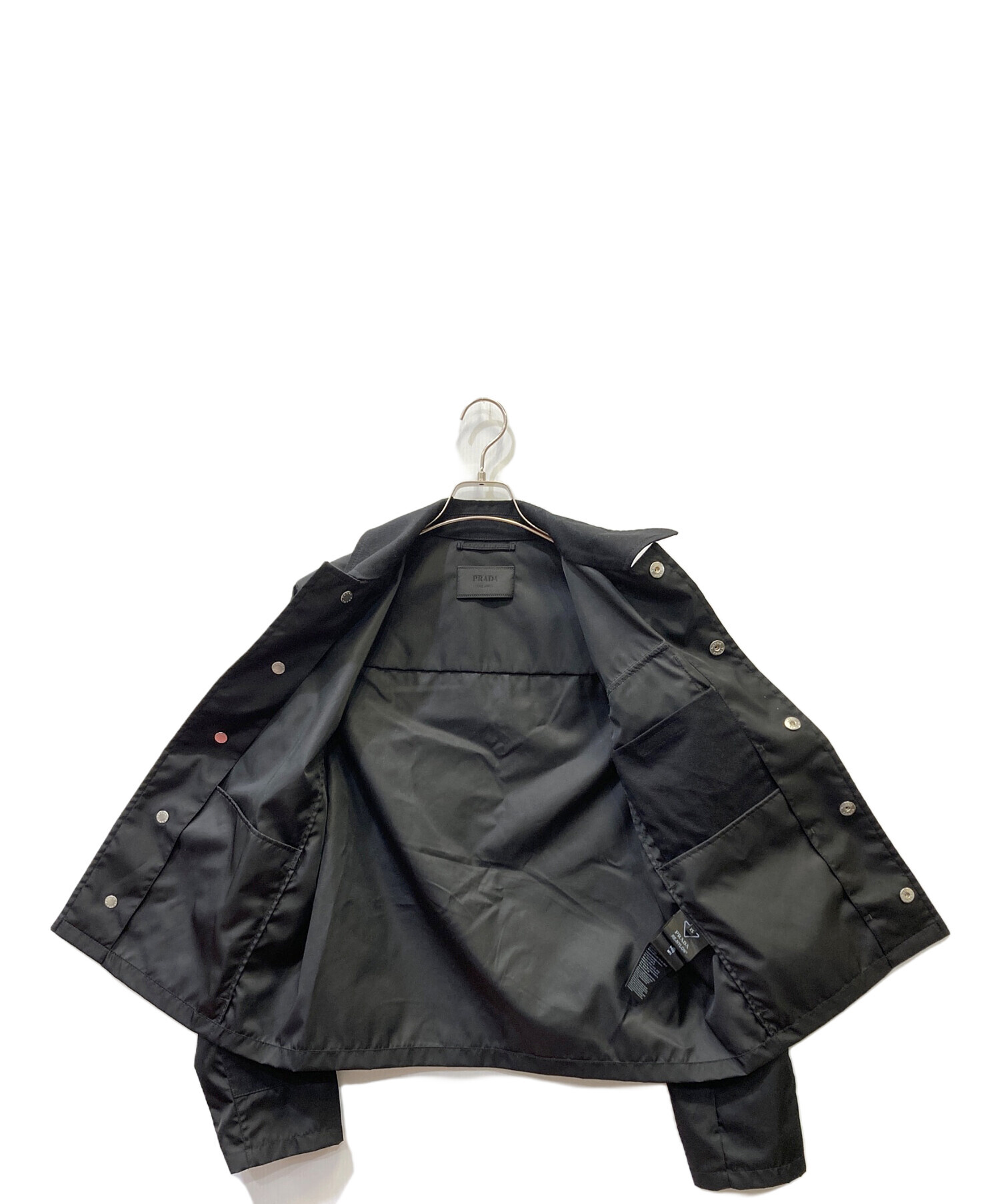 中古・古着通販】PRADA (プラダ) RE-NYLONブルゾン ブラック サイズ:xs