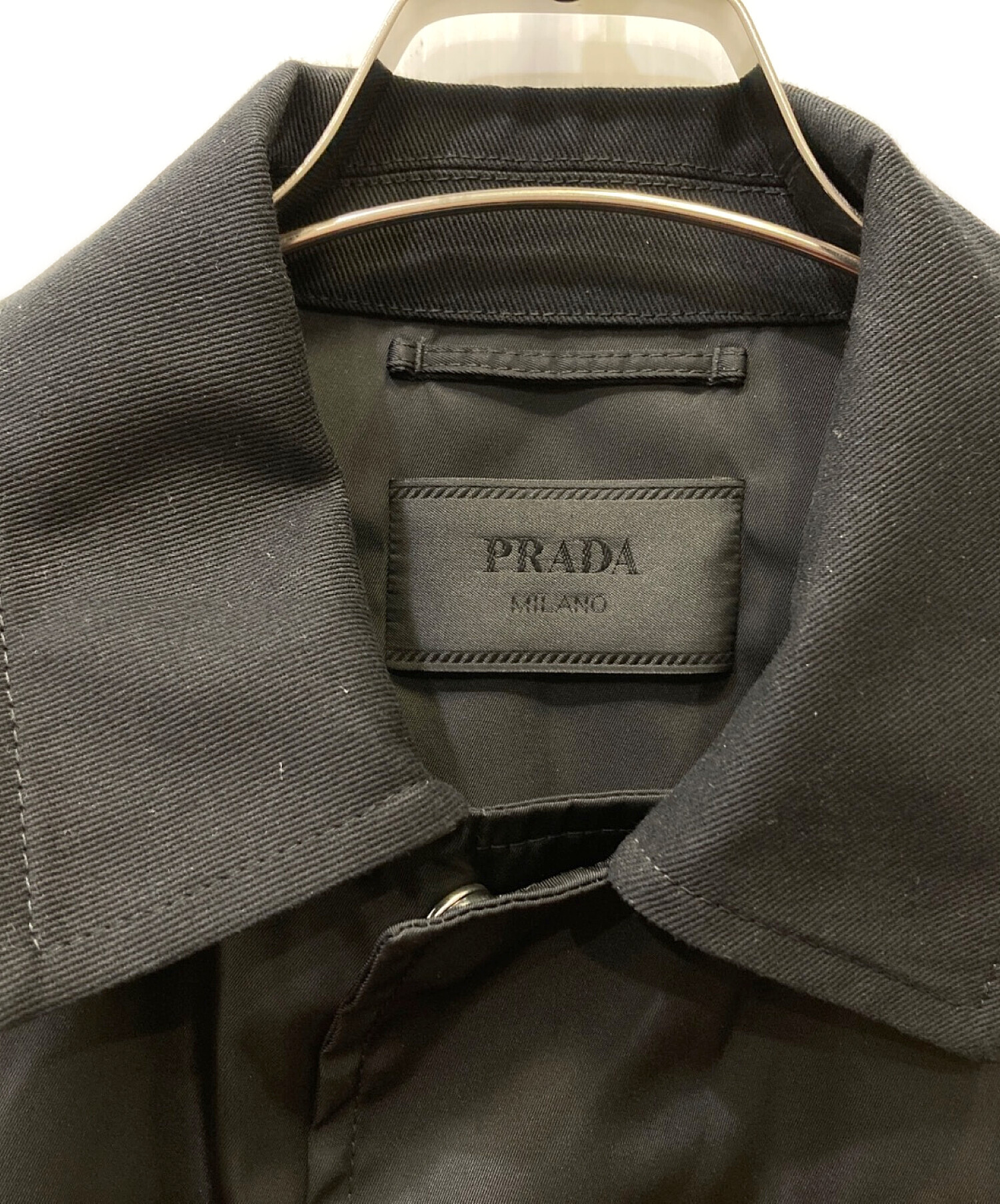 中古・古着通販】PRADA (プラダ) RE-NYLONブルゾン ブラック サイズ:xs