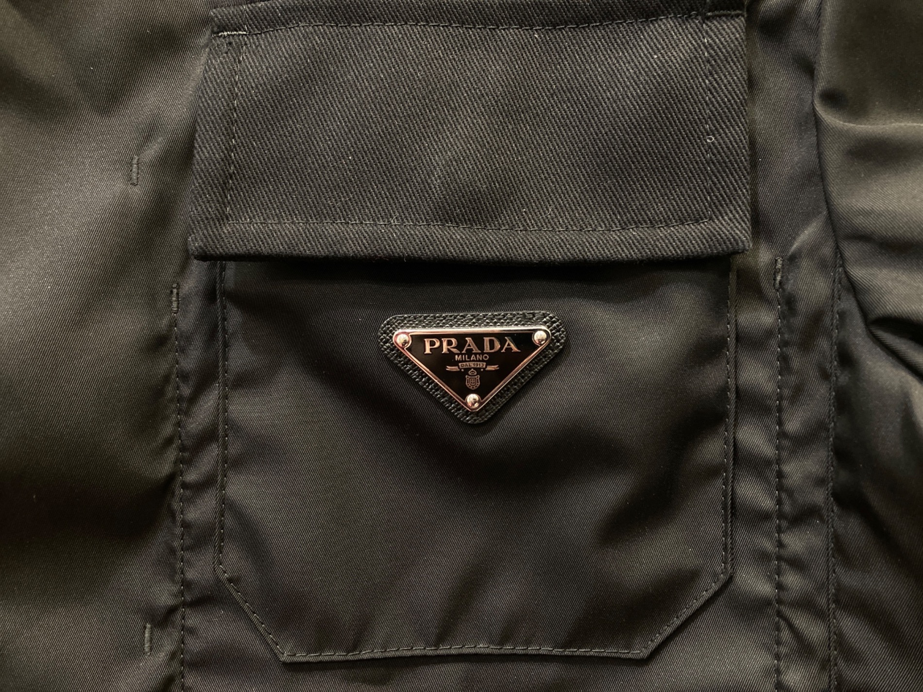 中古・古着通販】PRADA (プラダ) RE-NYLONブルゾン ブラック サイズ:xs
