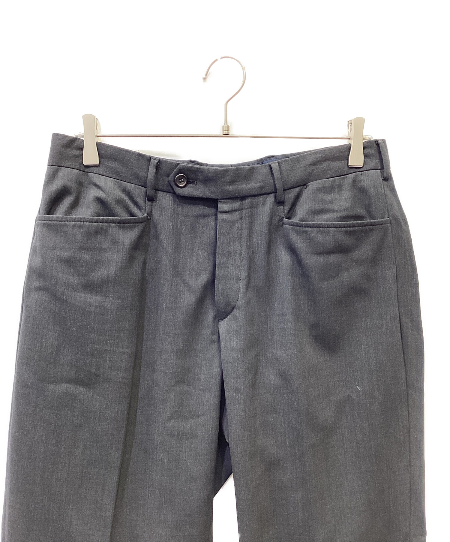 中古・古着通販】PRADA (プラダ) スラックス チャコールグレー サイズ