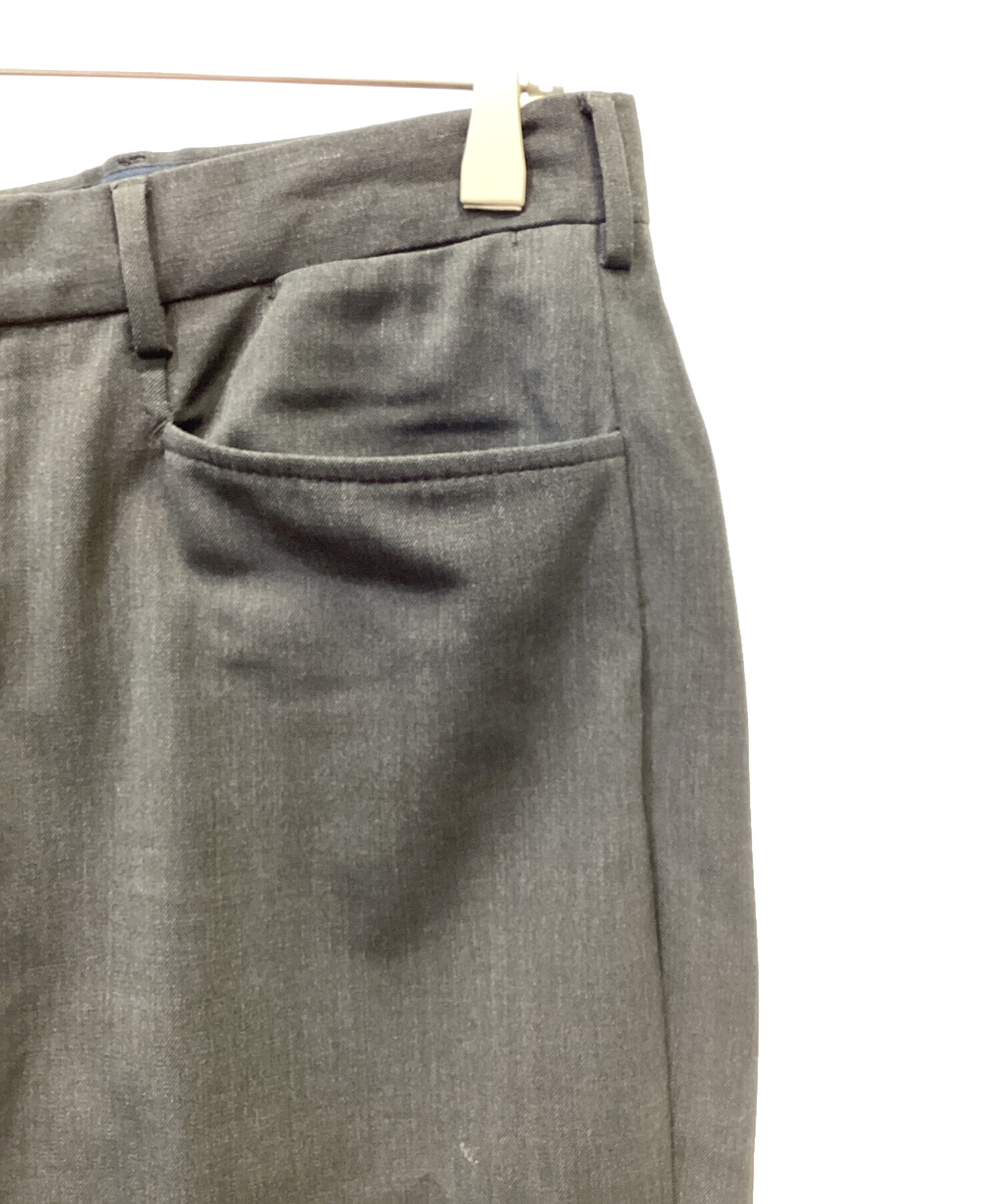 中古・古着通販】PRADA (プラダ) スラックス チャコールグレー サイズ
