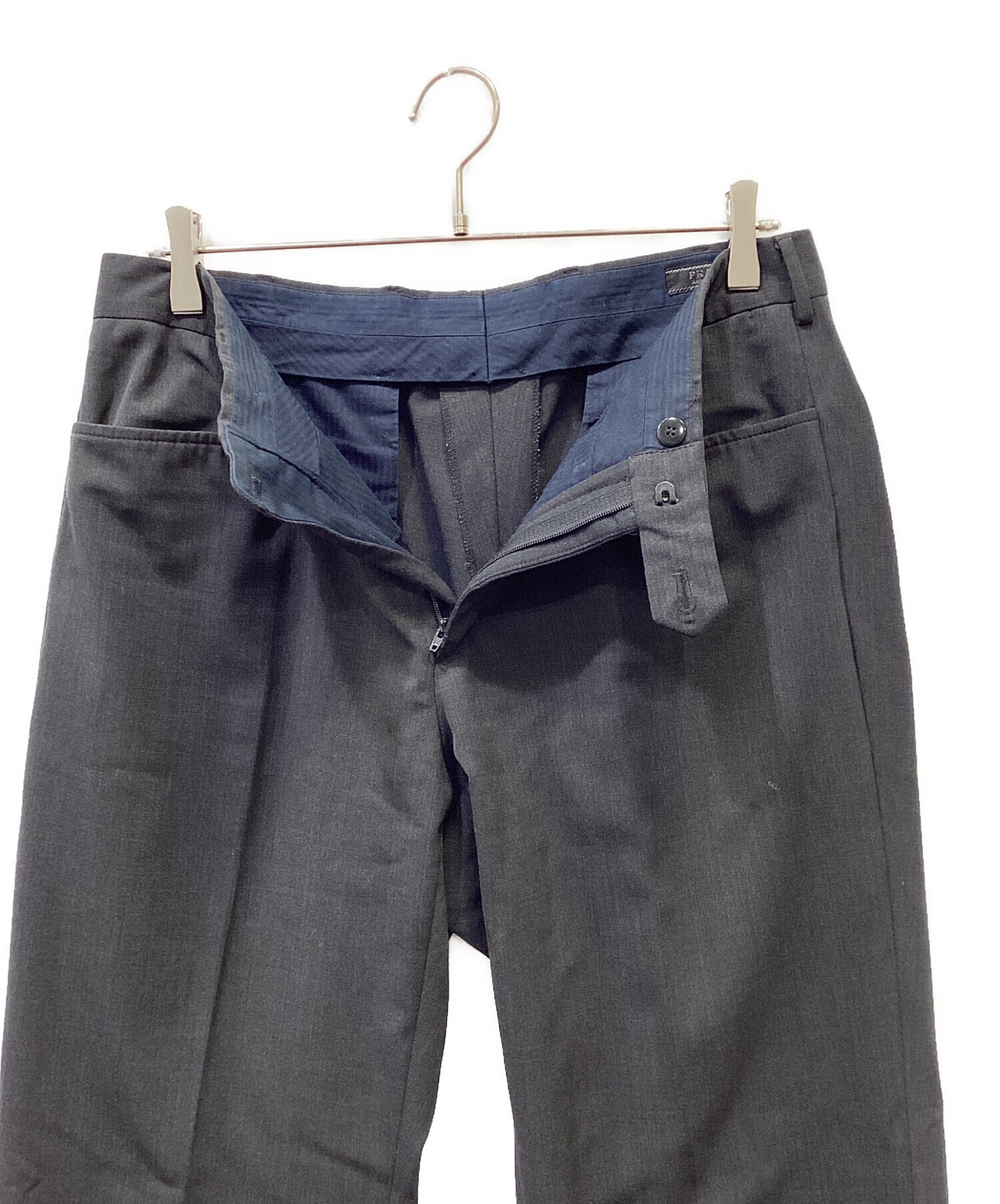 中古・古着通販】PRADA (プラダ) スラックス チャコールグレー サイズ