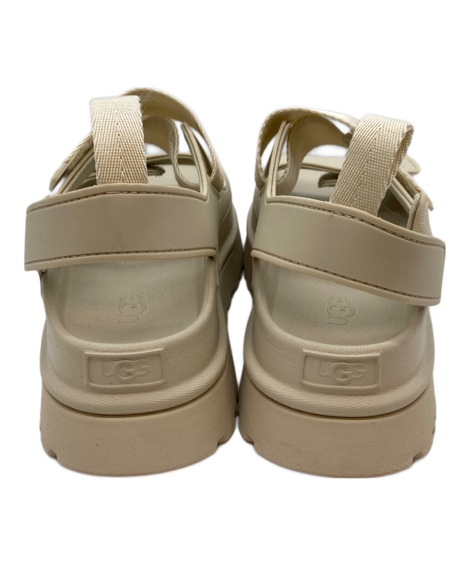中古・古着通販】UGG (アグ) サンダル ベージュ サイズ:25cm｜ブランド