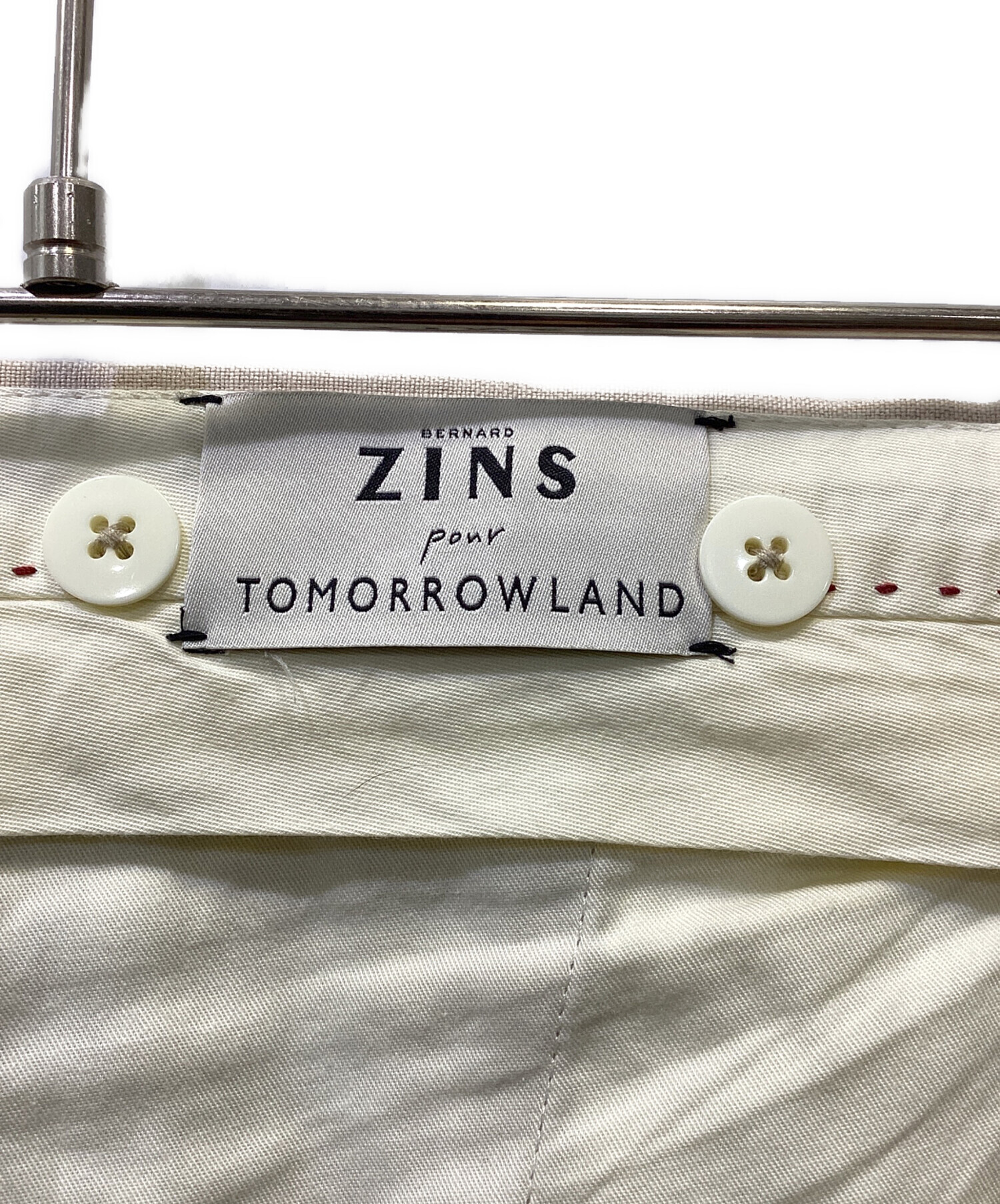 BERNARD ZINS 90s フランス製　ベイカーパンツ 1990s Old Bernard Zins Linen Silk Trousers ベルナールザンス リネン