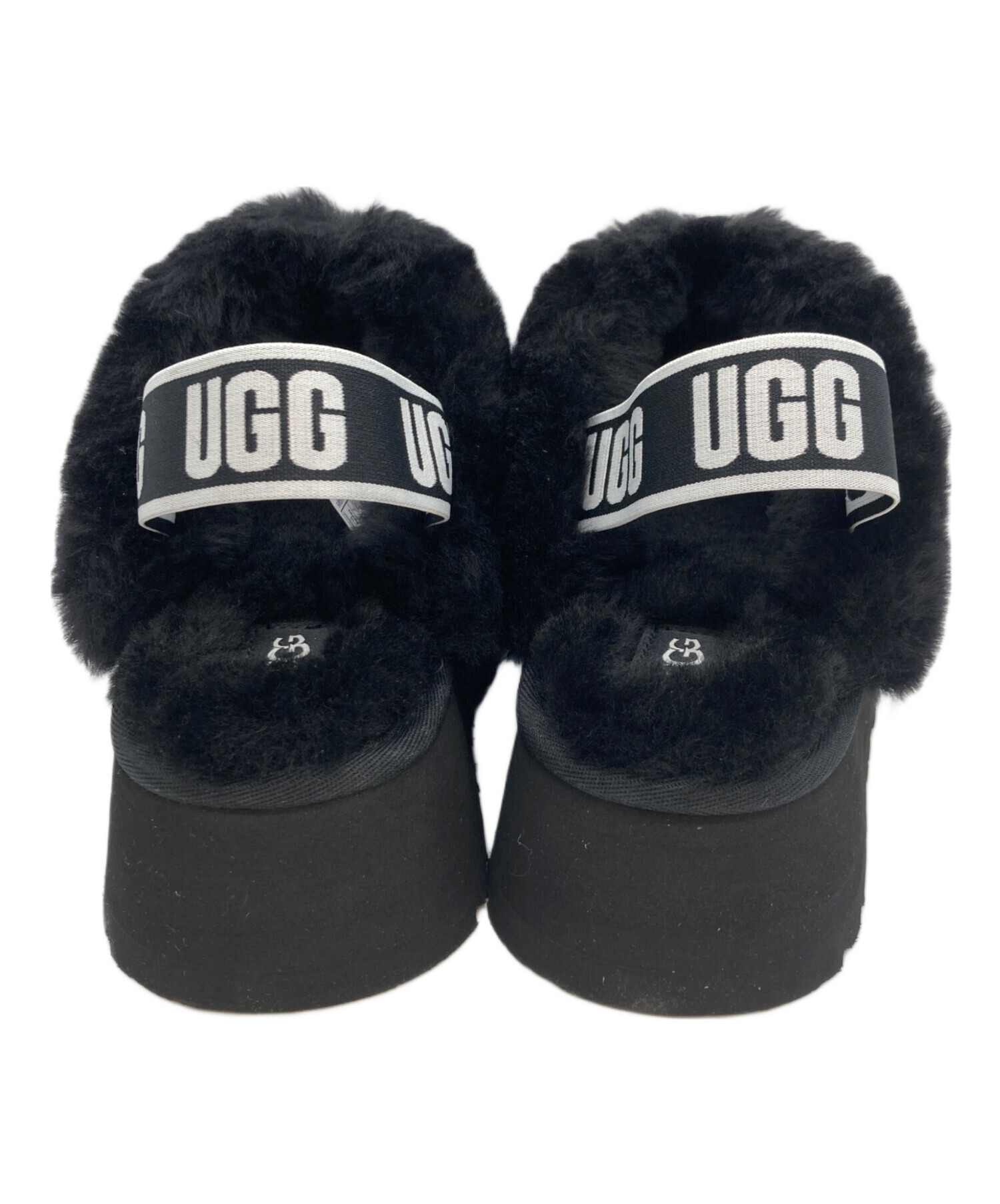 中古・古着通販】UGG (アグ) プラットフォームサンダル ブラック