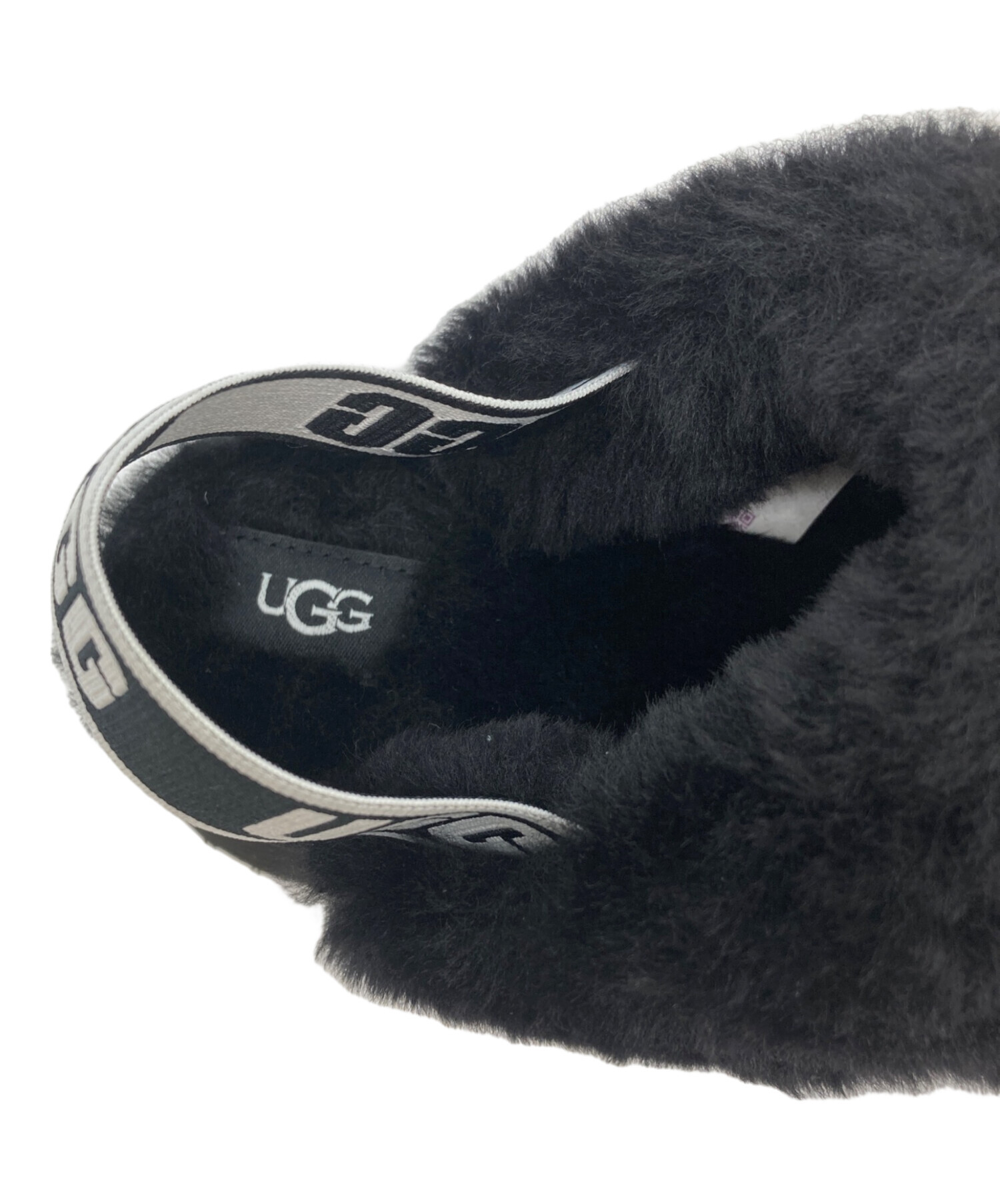 中古・古着通販】UGG (アグ) プラットフォームサンダル ブラック