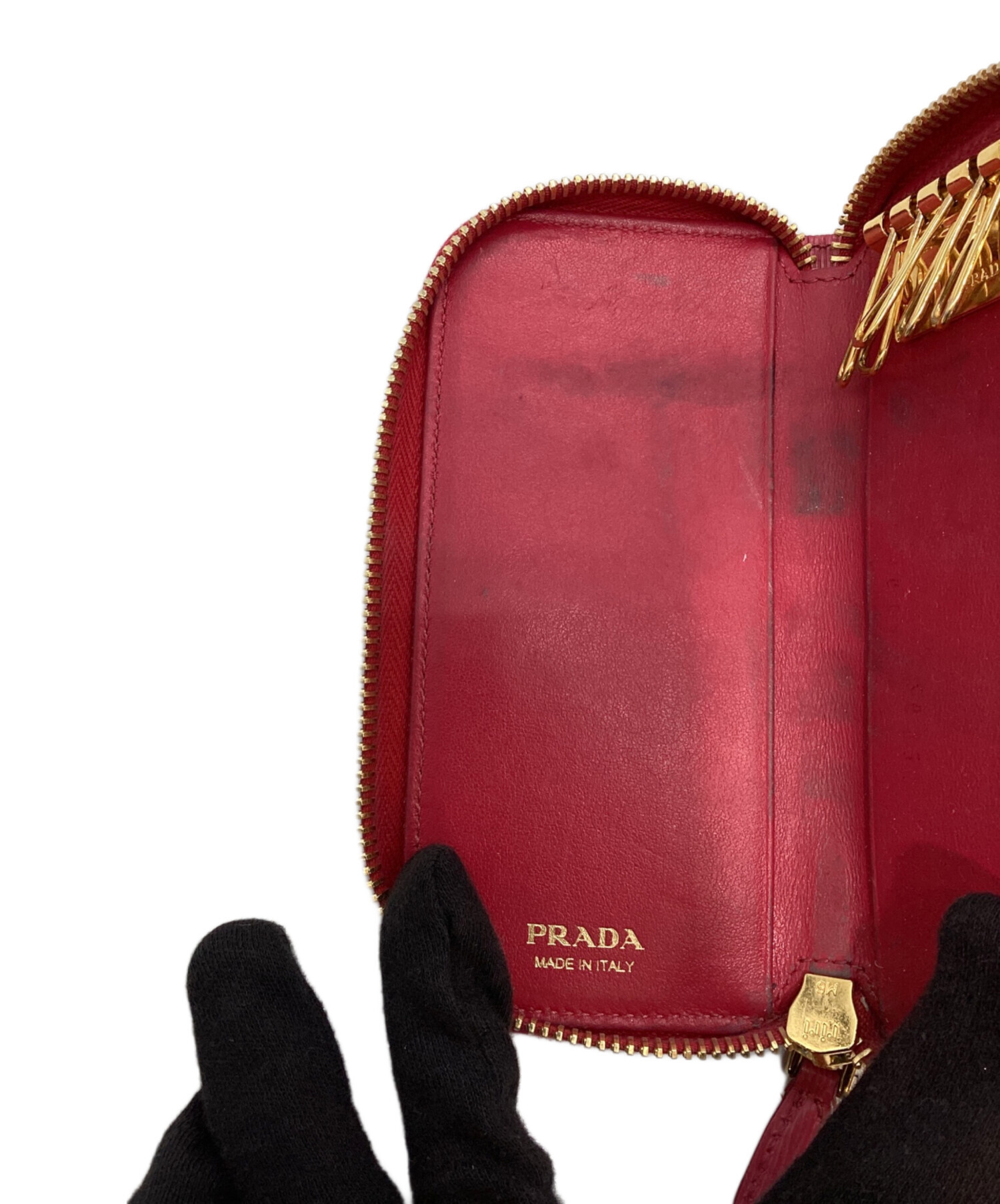 中古・古着通販】PRADA (プラダ) 6連ラウンドファスナーキーケース