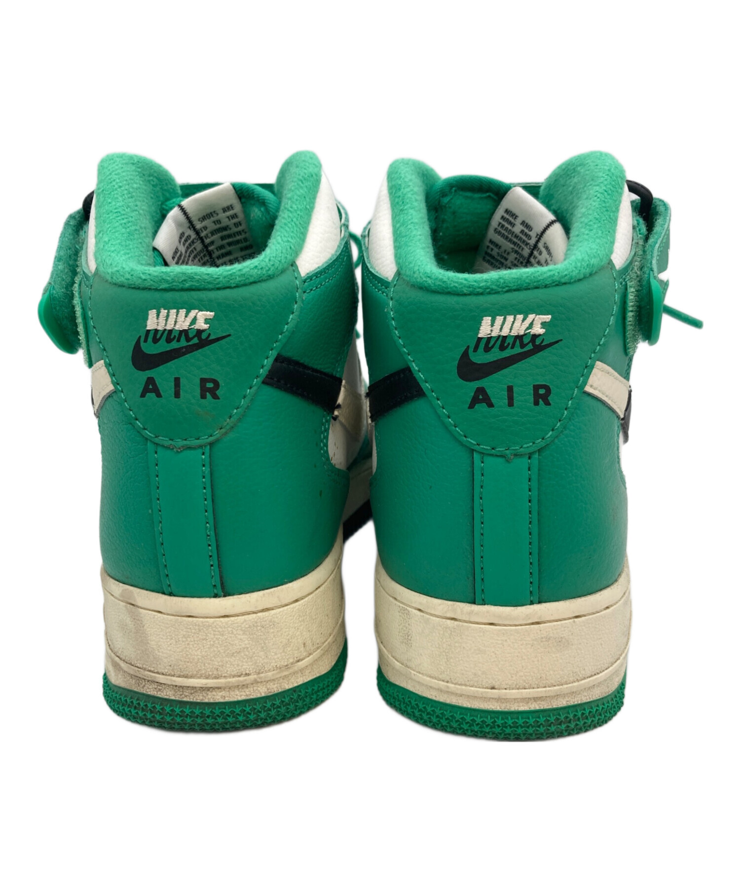 中古・古着通販】NIKE (ナイキ) ハイカットスニーカー グリーン サイズ