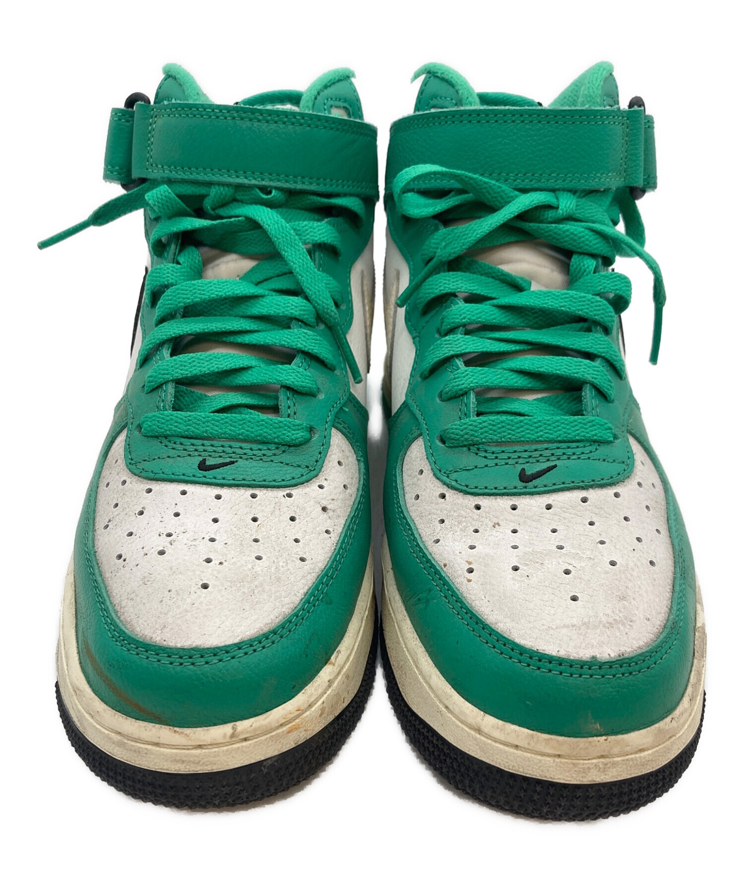 中古・古着通販】NIKE (ナイキ) ハイカットスニーカー グリーン サイズ