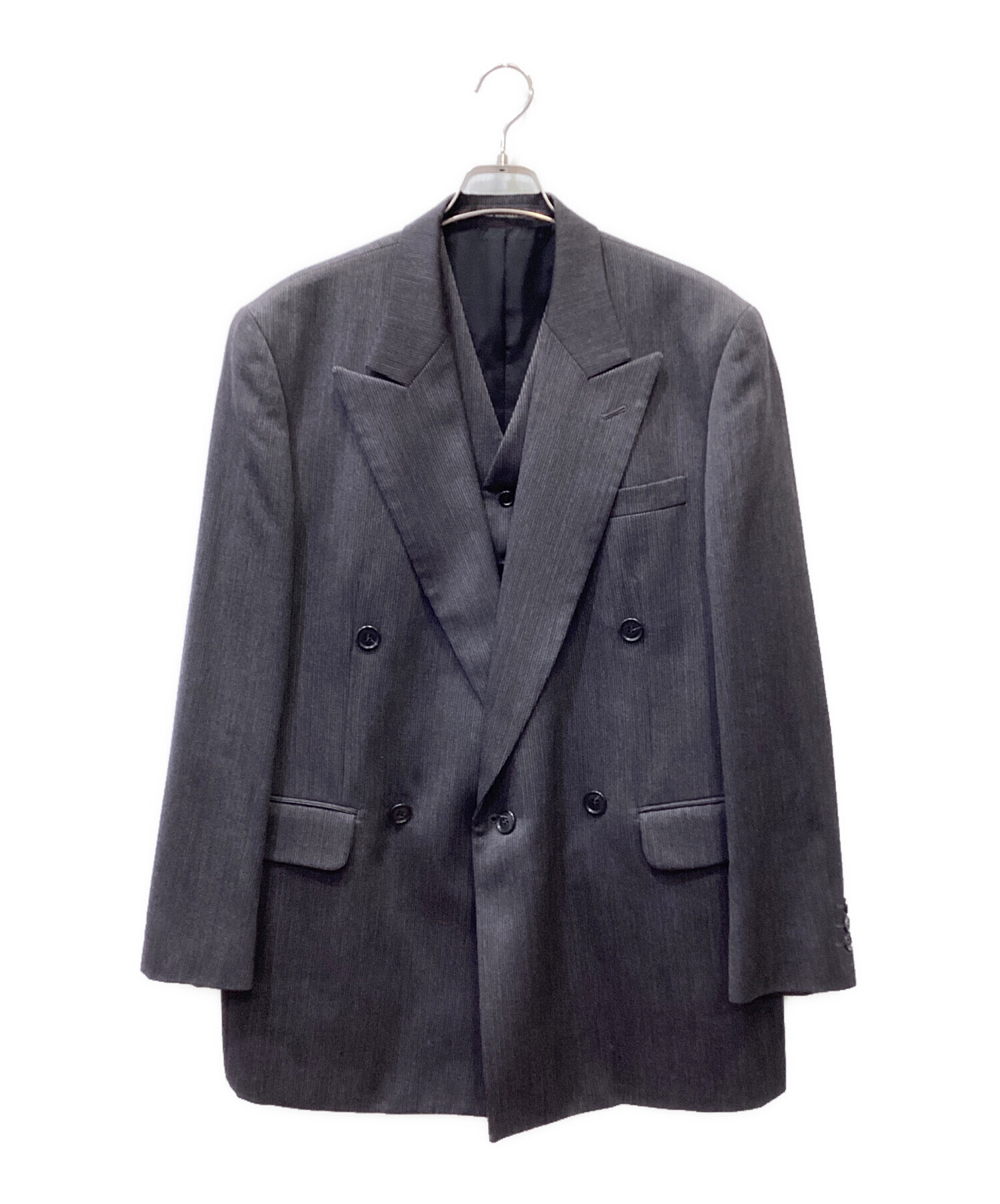 美品 TENORAS ティノラス 3ピース ライトグレー USED MEN'S TENORAS メンズティノラス セットアップ スーツ 灰色 グレー