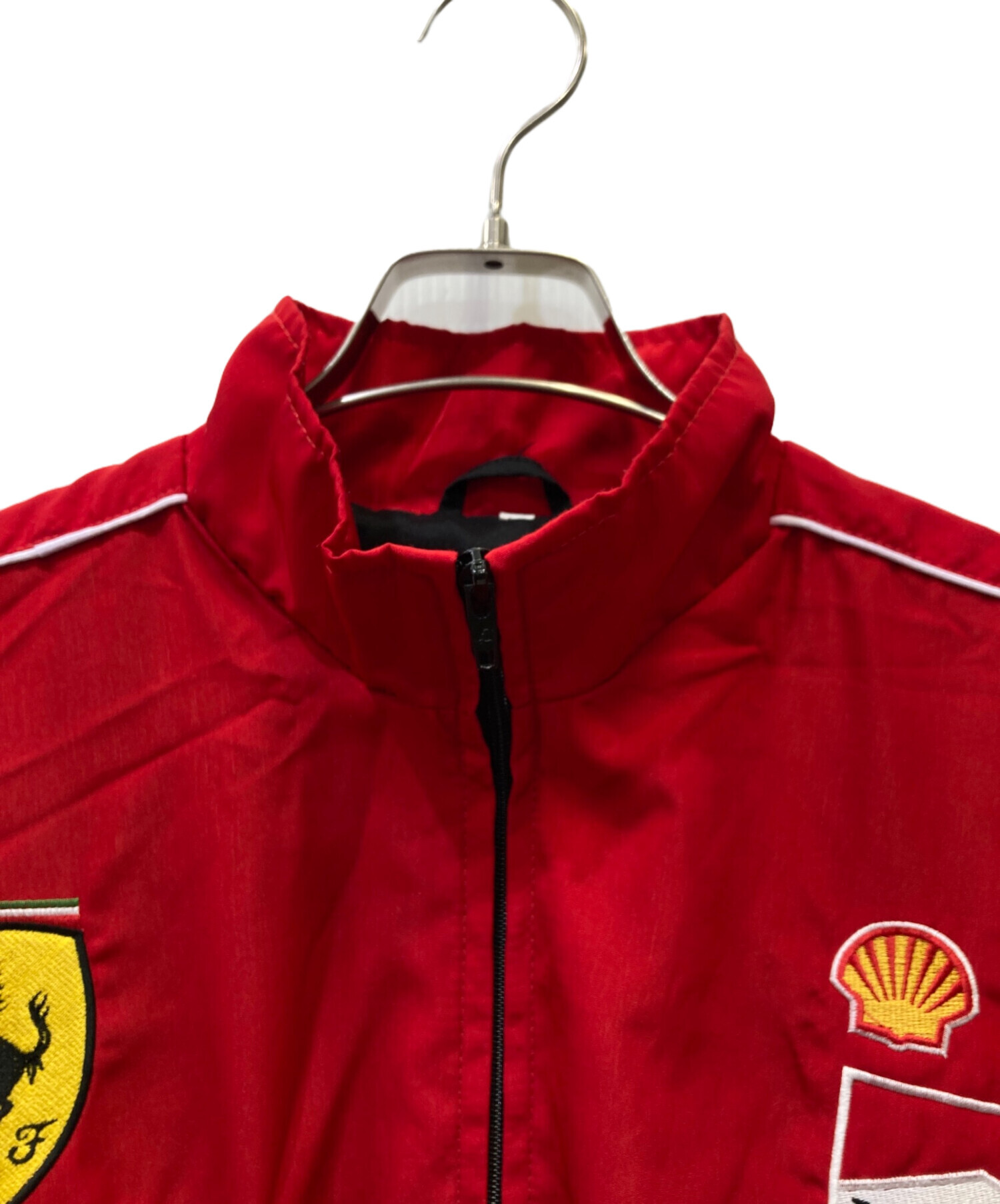 Ferrari 刺繍 レーシングジャケット 赤　値下げ 中古・古着通販】Ferrari (フェラーリ) レーシングジャケット レッド