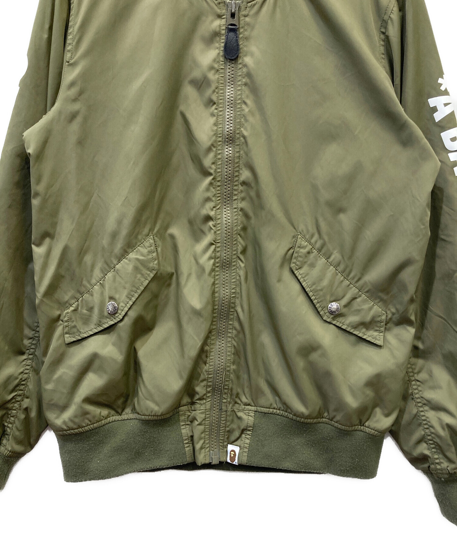 中古・古着通販】A BATHING APE (アベイシングエイプ) MA-1ジャケット