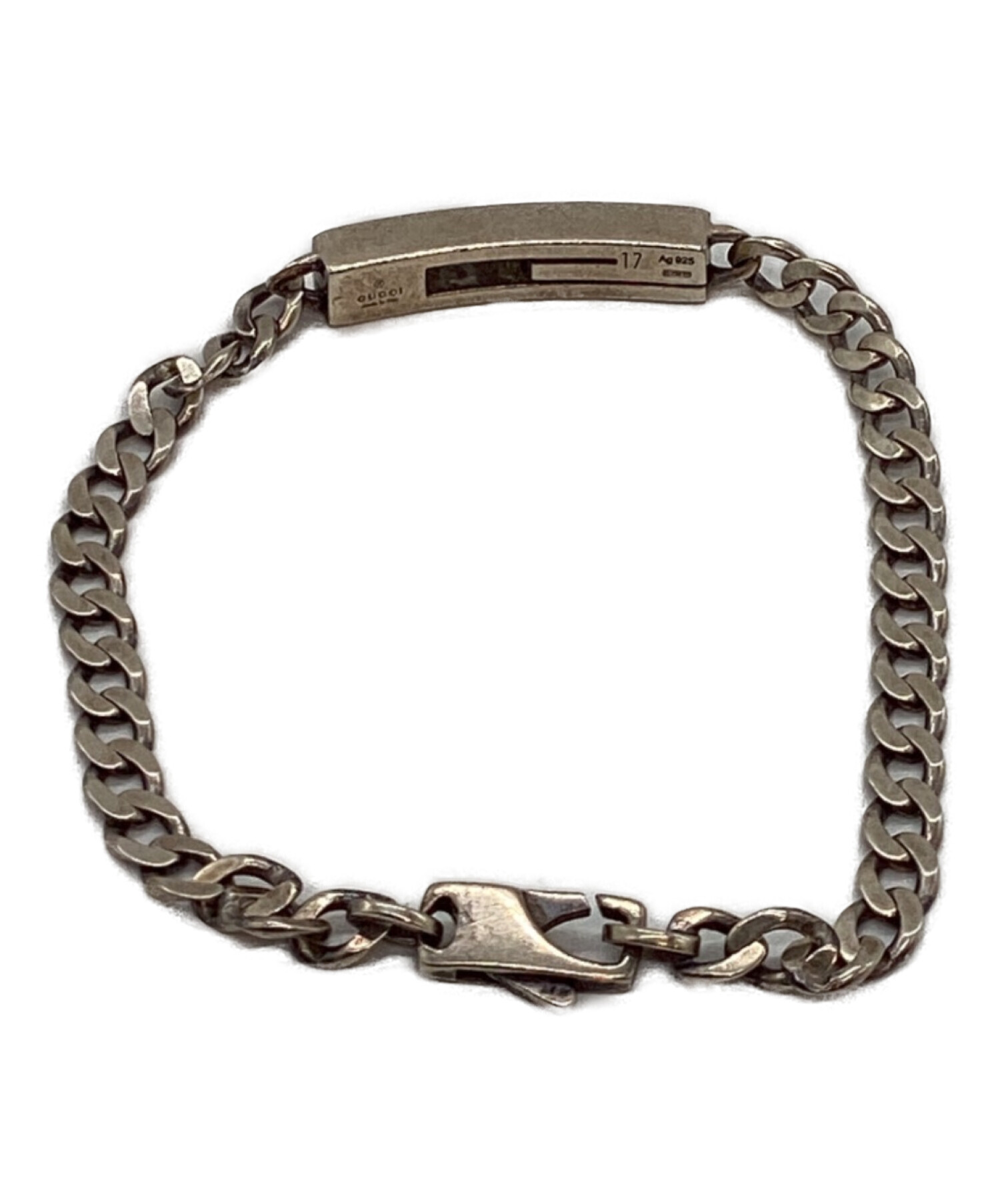 GUCCI 新品同様品　ラージタイプ　カットアウトGブレスレット　刻印17 中古・古着通販】GUCCI (グッチ) カットアウトGブレスレット｜ブランド