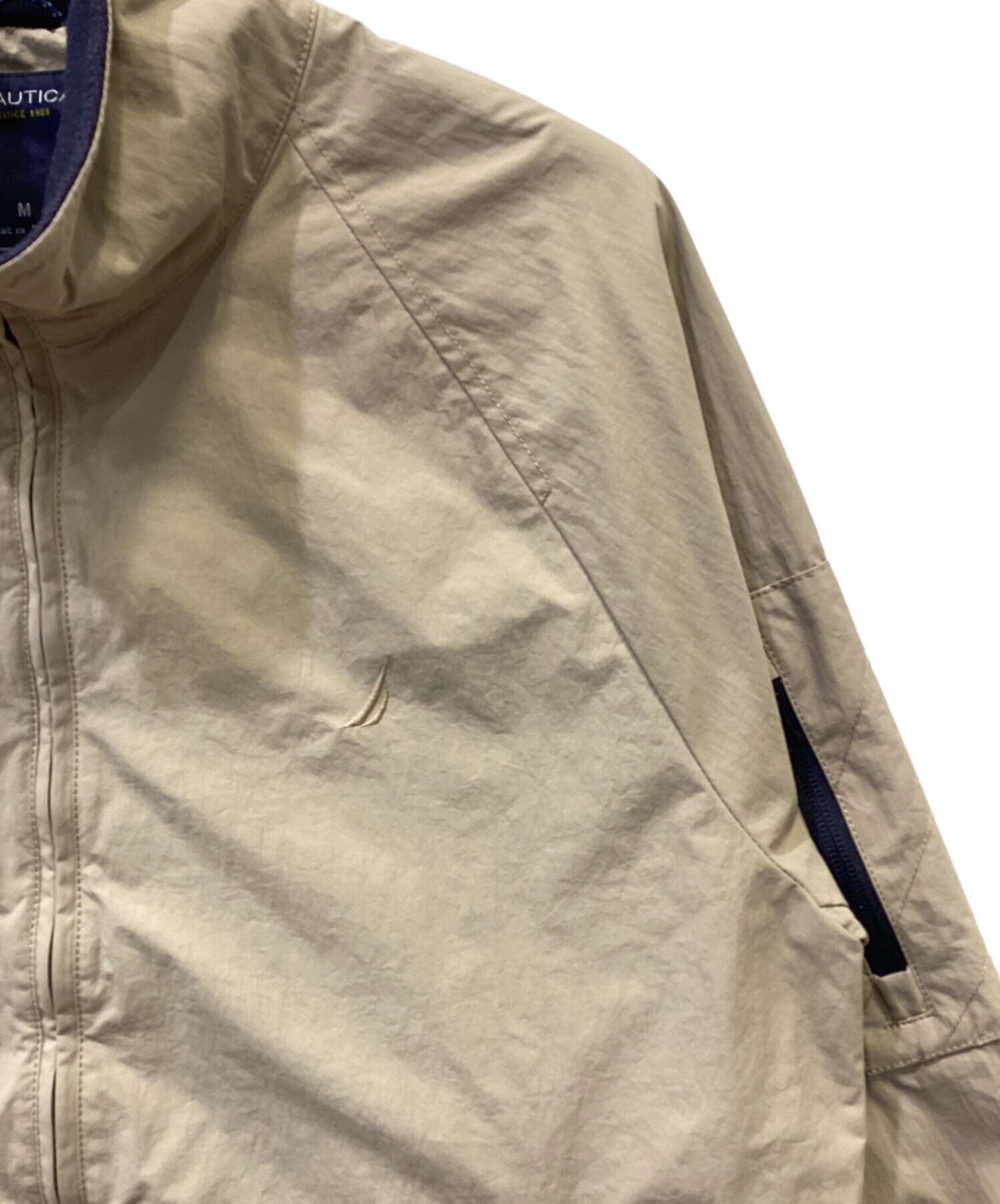中古・古着通販】NAUTICA (ノーティカ) ナイロンジャケット ベージュ
