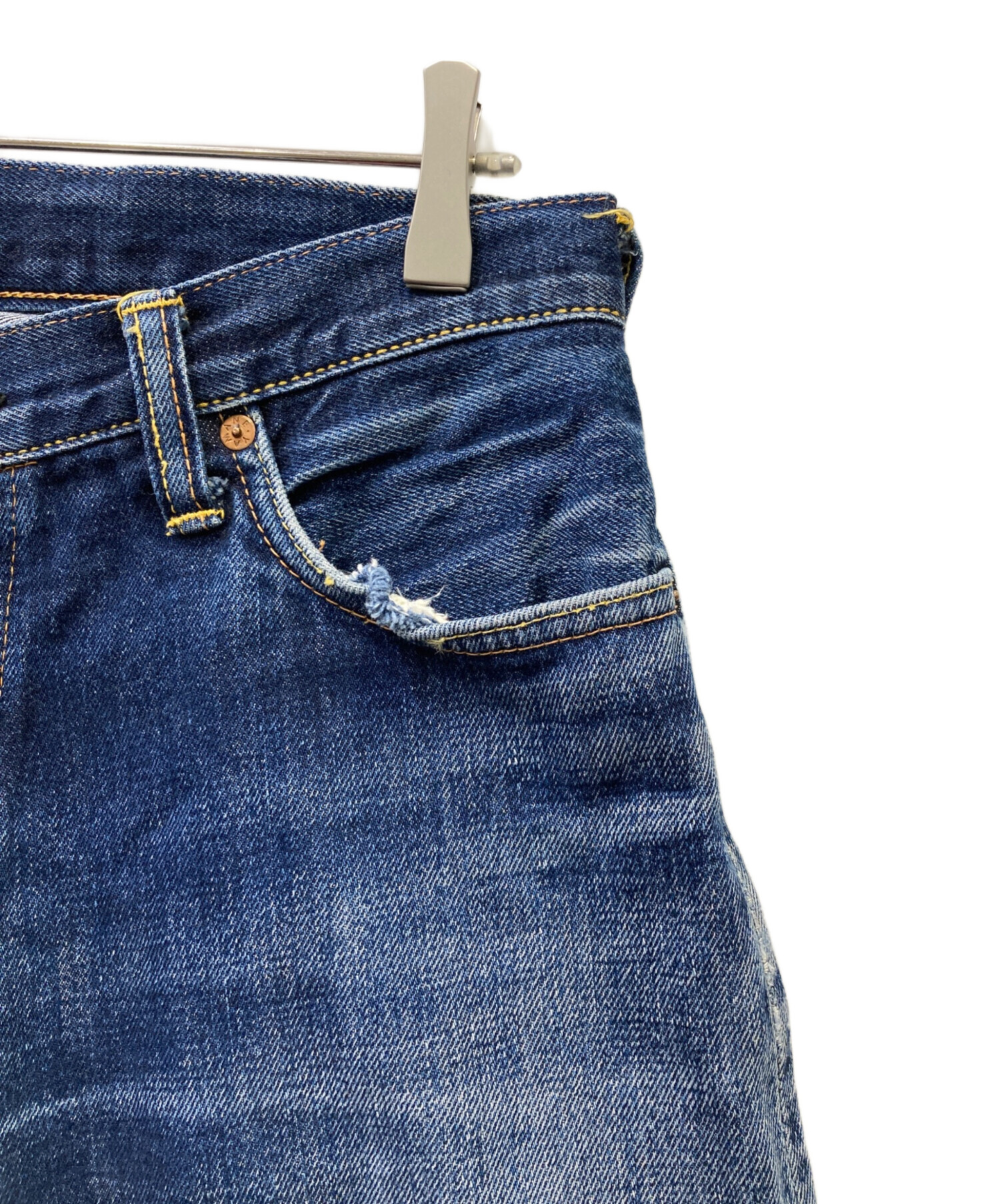 中古・古着通販】EVISU (エヴィス) デニムパンツ インディゴ サイズ