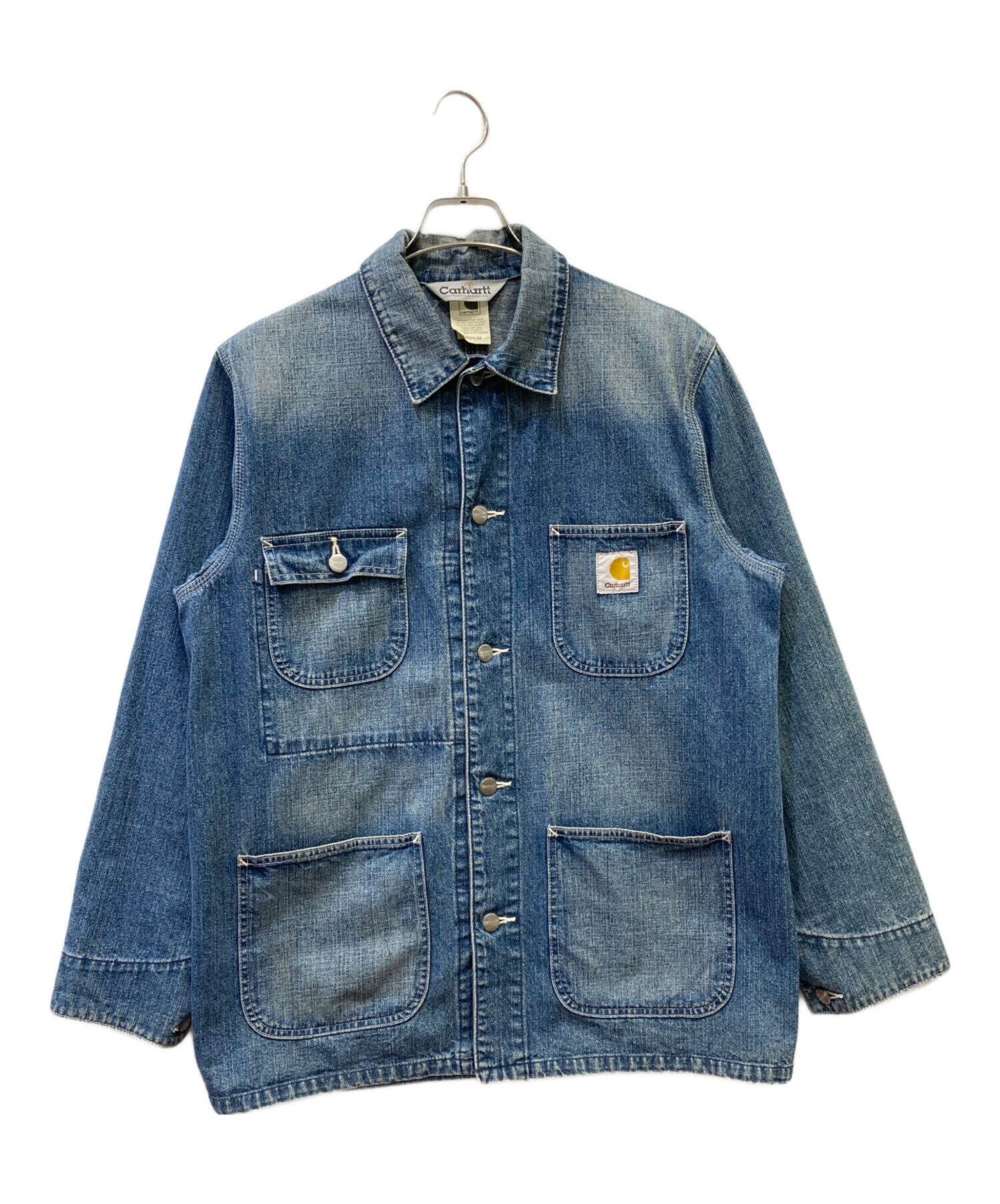 Carhartt カバーオール インディゴ 中古・古着通販】CarHartt (カーハート) カバーオール インディゴ