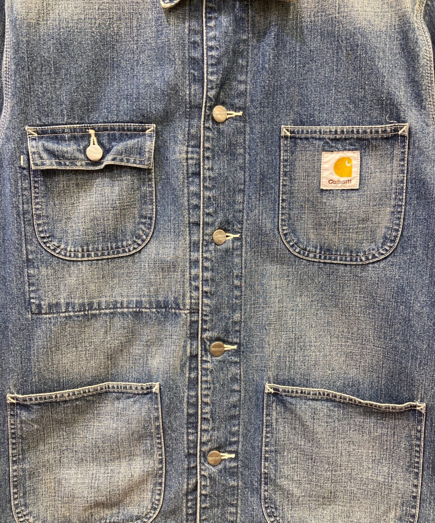 中古・古着通販】CarHartt (カーハート) カバーオール インディゴ