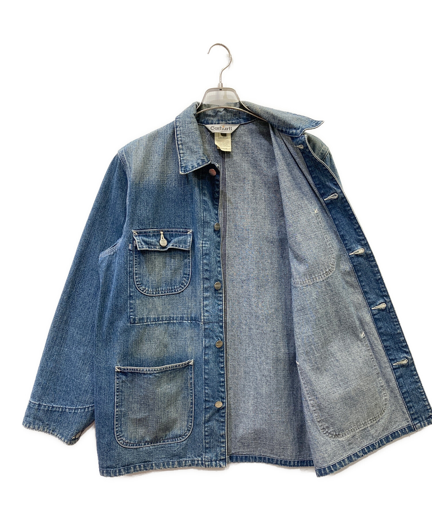 中古・古着通販】CarHartt (カーハート) カバーオール インディゴ