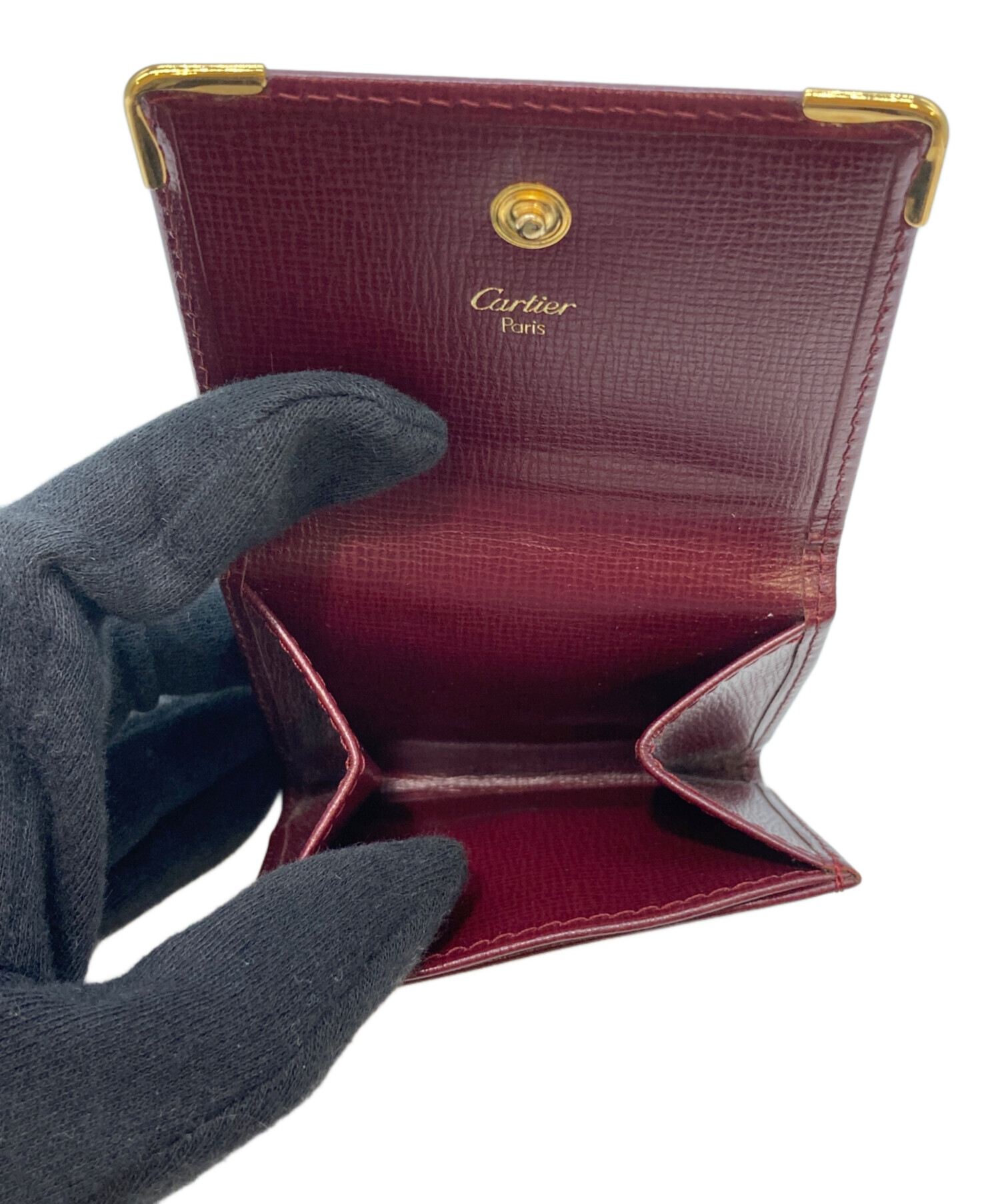 中古・古着通販】Cartier (カルティエ) コインケース ボルドー