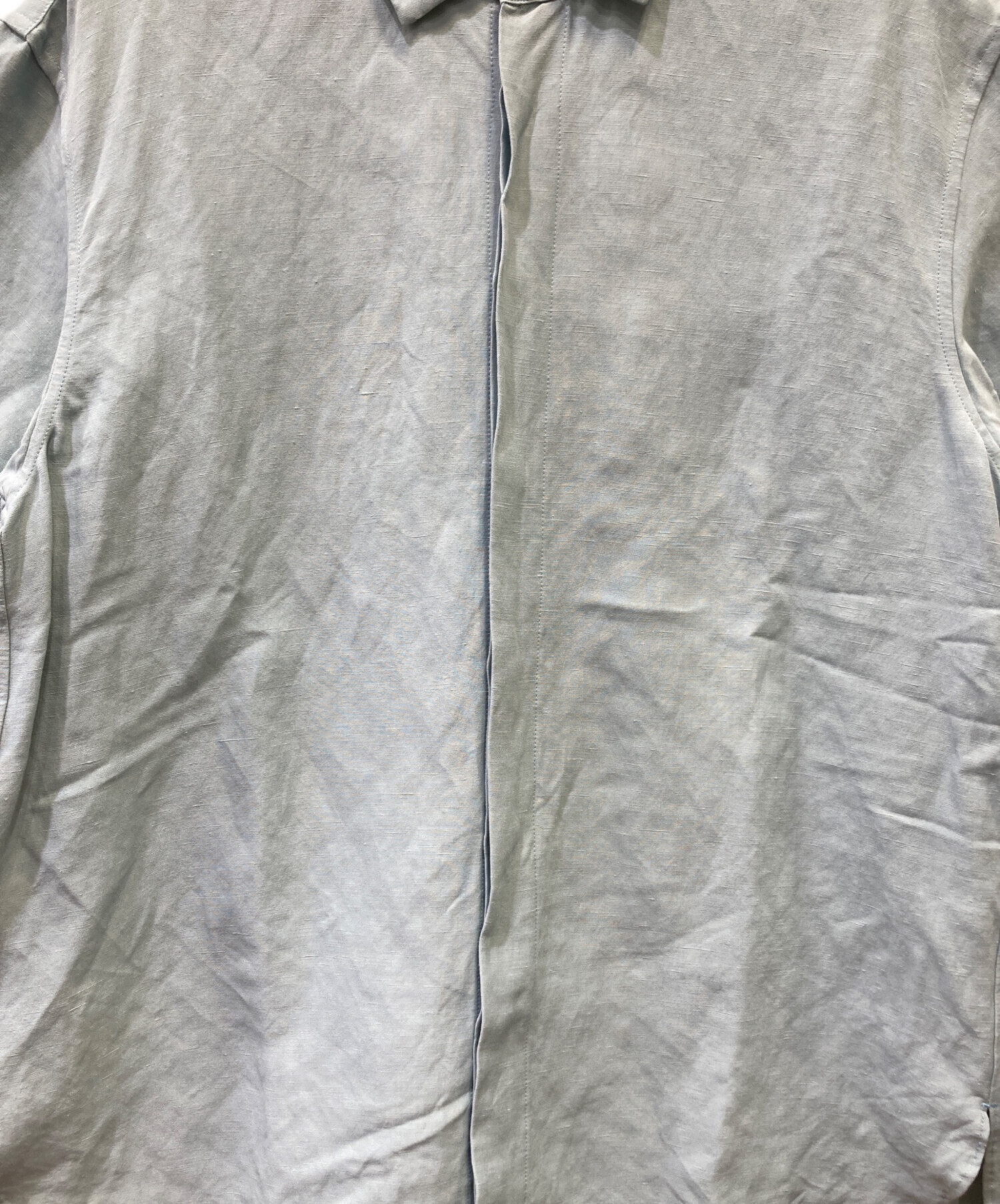 中古・古着通販】POLYPLOID (ポリプロイド) 半袖シャツ スカイブルー 
