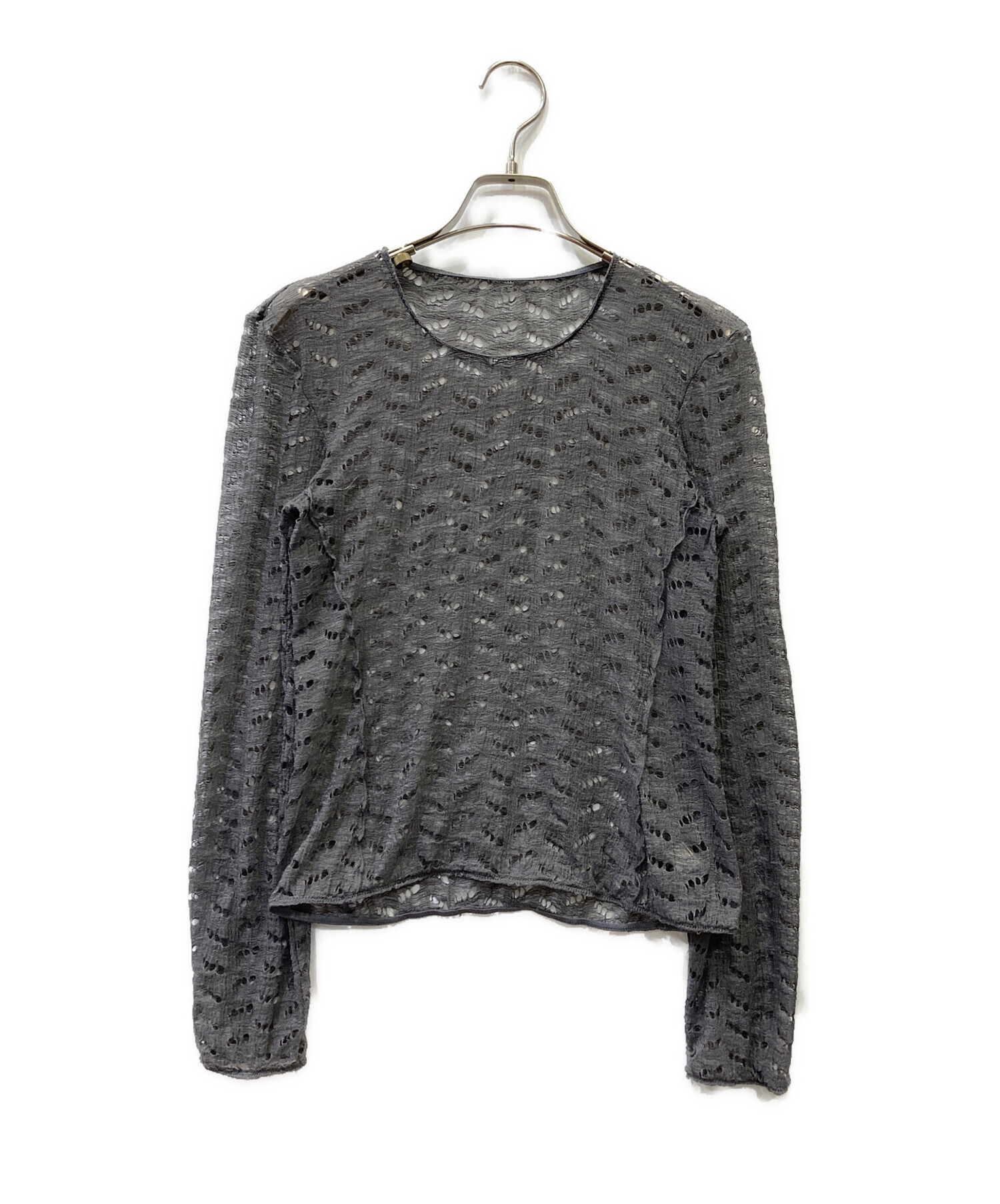 中古・古着通販】TODAYFUL (トゥデイフル) 長袖カットソー グレー 