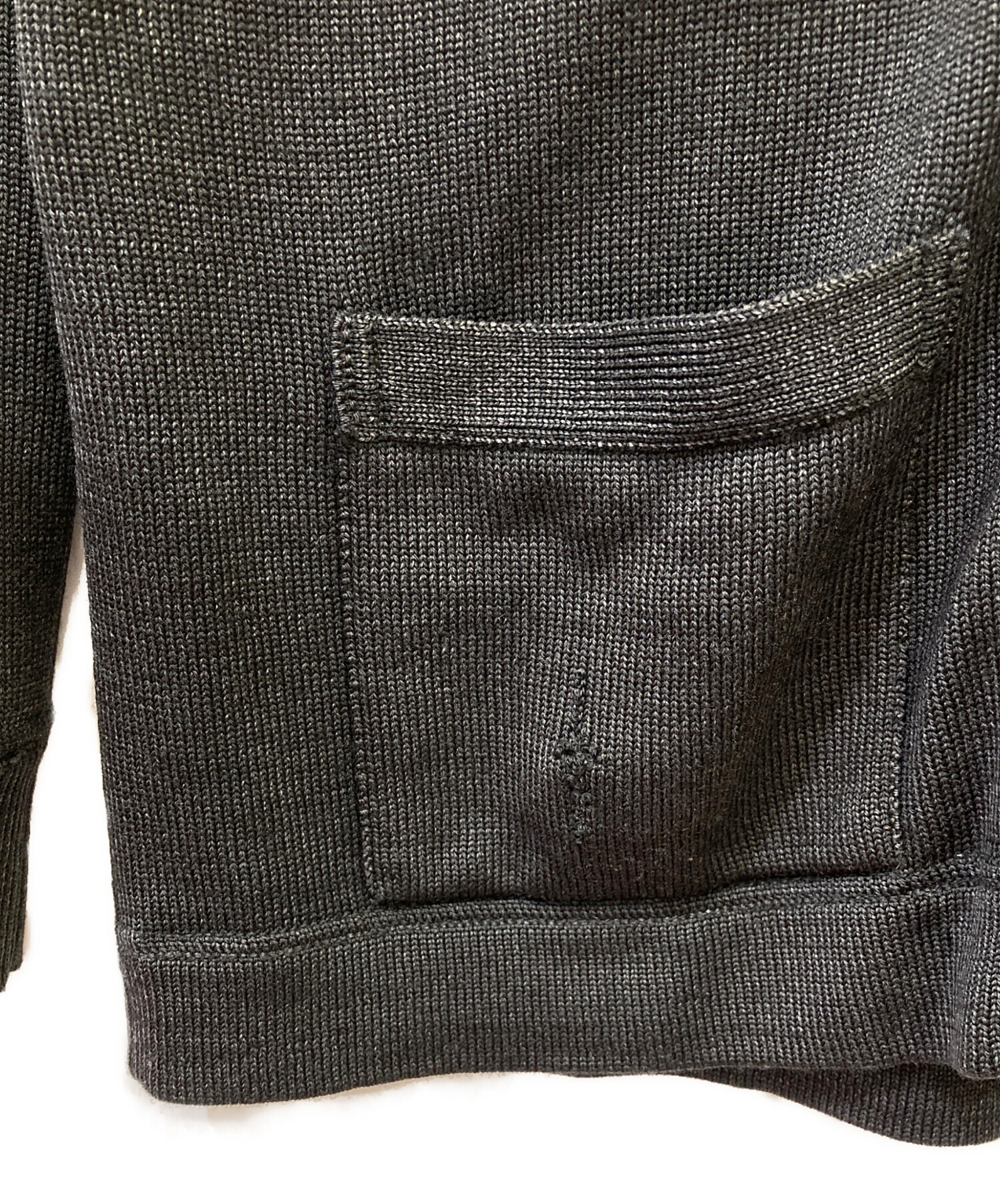 RRL ブラック カーディガン XL 初期タグ 中古・古着通販】RRL (ダブルアールエル) 薄手カーディガン ブラック